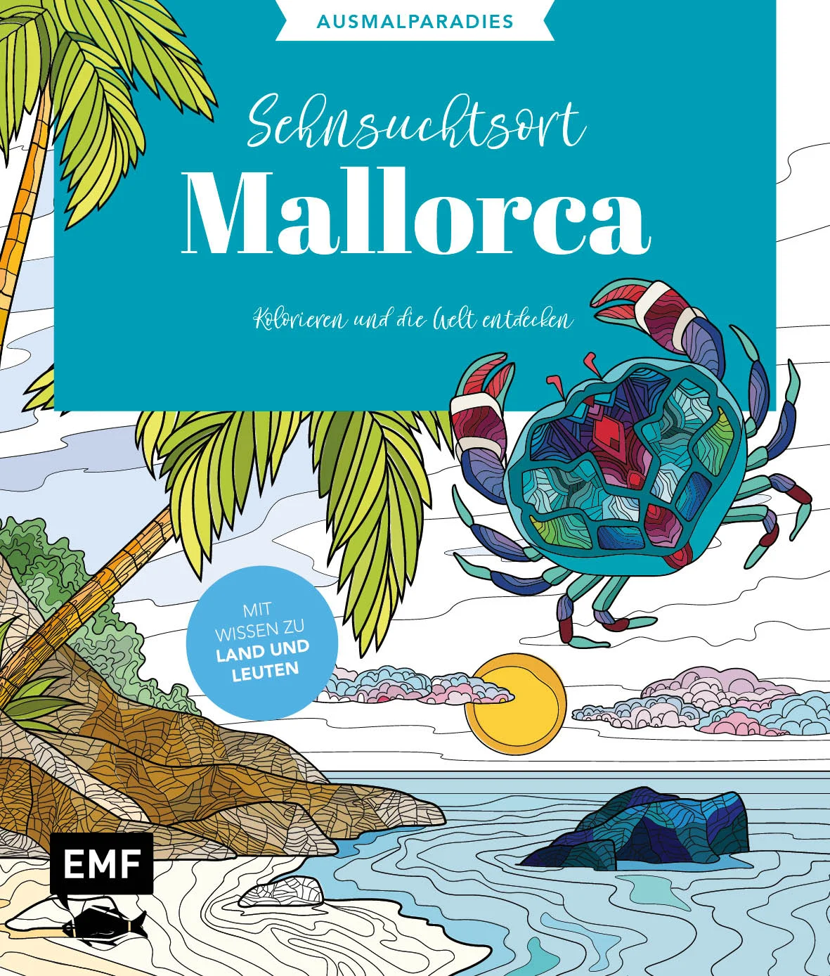 Entdecke das paradiesische Mallorca in einer völlig neuen Art und Weise mit dem Ausmalbuch 