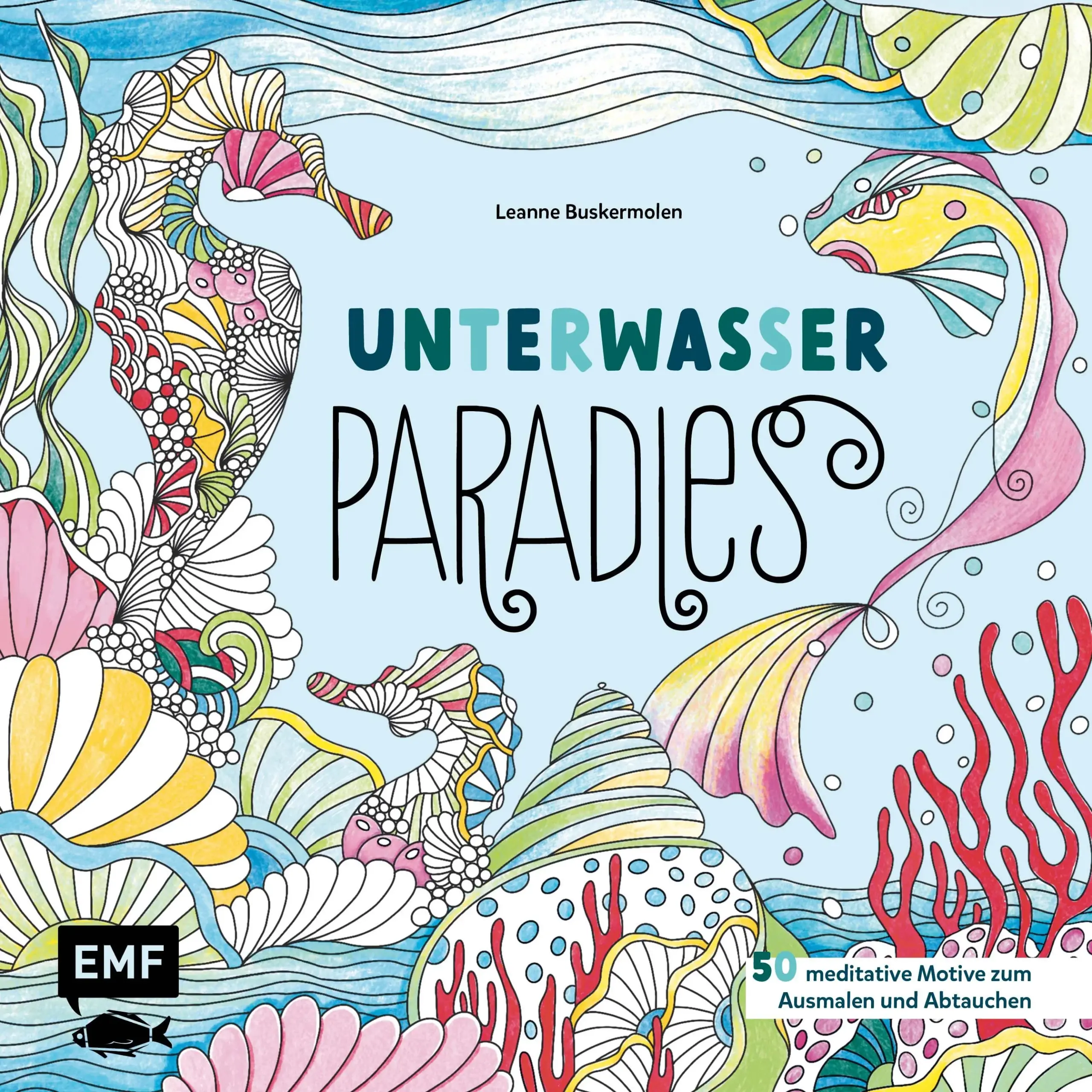 Eintauchen in die harmonievolle Unterwasserwelt: Mit den glücklich machenden Motiven der Künstlerin Leanne Buskermolen!Lassen Sie alle Sorgen hinter sich und begeben Sie sich mit den Zen-Motiven in diesem Buch auf eine wohltuende Ausmal-Reise in die wundervolle Welt des Wassers. Die besonderen Motive mit niedlichen Tieren, schwungvollen Wellen und verwunschenen Korallenriffs lassen sich einfach ausmalen. Schnappen Sie sich Ihre Buntstifte und entdecken Sie die Magie der Meere!50 einzigartige Motive ausmalen und entspannenLiebevolle Unterwassermotive mit zahlreichen DetailsMit einem ausführlichen Grundlagenteil zur Koloration und praktischen Übungen