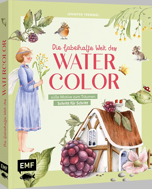 Watercolor-Motive zum Träumen! Erschaffe, Pinselstrich für Pinselstrich, fabelhafte Bilderwelten.  Jennifer Tremmel, auf Instagram als die.sonntagsmalerin bekannt, zeigt in diesem Buch für Einsteiger*innen, wie man den Pinsel besonders liebevoll schwingt und damit herrlich verspielte Watercolor-Welten entstehen lässt. Ausführliche Step-by-Step-Anleitungen erleichtern das Nachmalen. Ein praktischer Grundlagenteil sorgt für das nötige Know-how. Egal ob bunte Blüten, niedliche Waldtiere oder kleine Pilzhäuschen: Jennys Motive machen einfach glücklich!Süße Watercolor-Motive in unterschiedlichen SchwierigkeitsgradenStep-by-Step-Anleitungen führen selbst Anfänger*innen zum ErfolgPraktischer Grundlagenteil zum Malen mit Watercolor