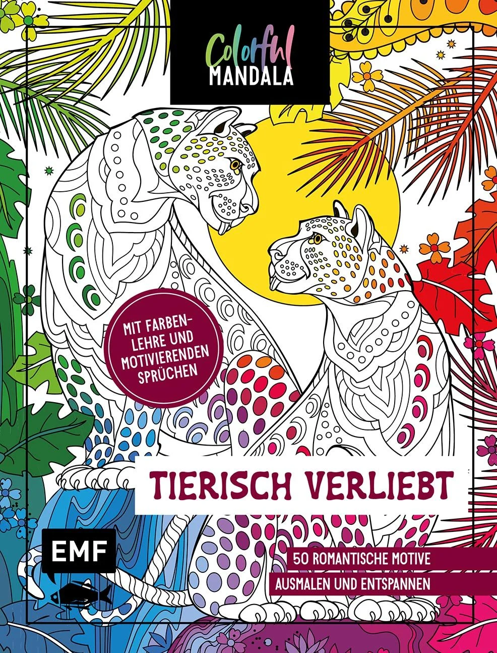 Kommen Sie mit auf eine entspannende Ausmalreise durch die bunte Welt der Mandalas! In der beliebten Ausmalbuch-Reihe für Erwachsene „Colorful Mandala