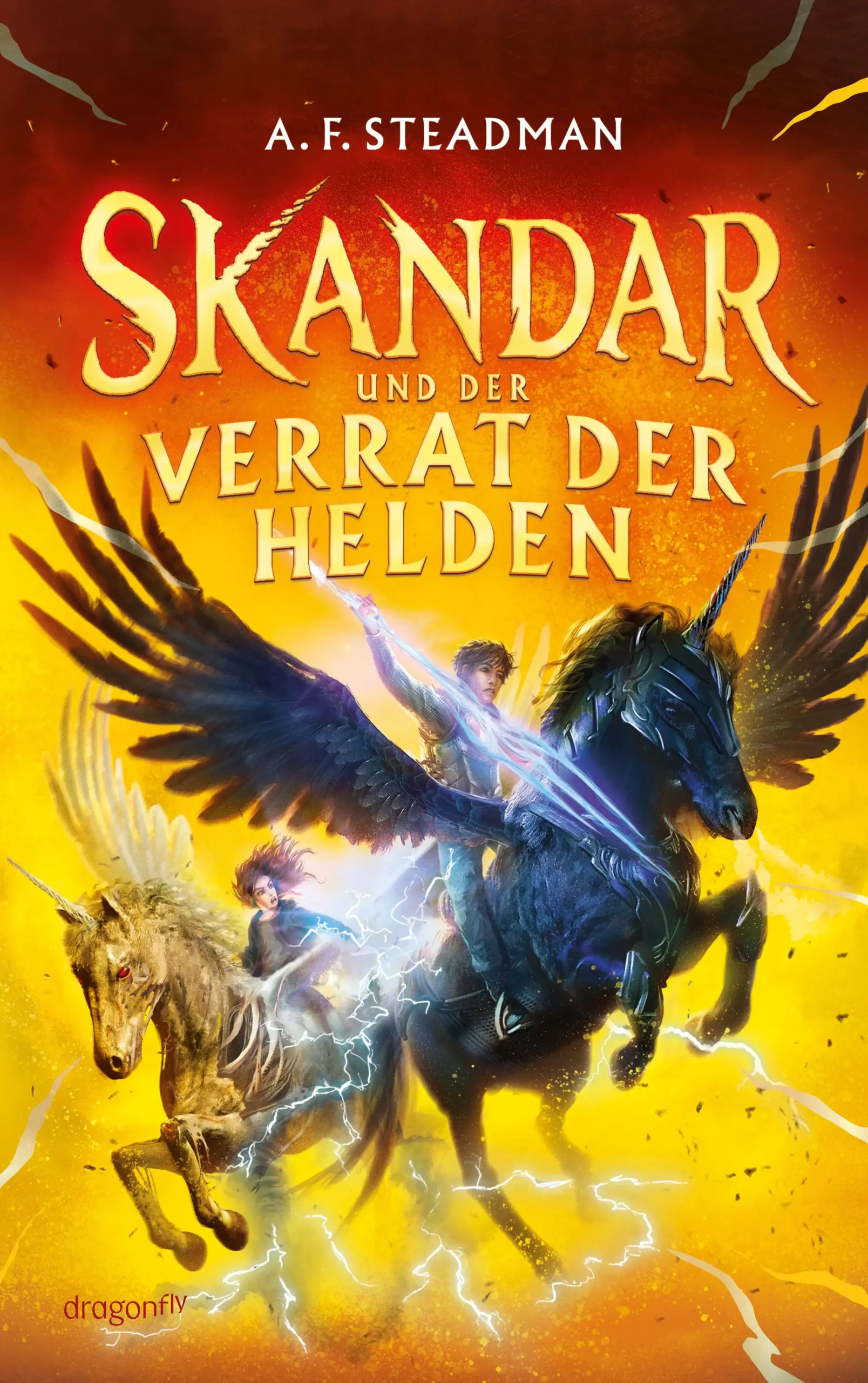 Skandar und seine Freunde haben es ins dritte Ausbildungsjahr geschafft. Doch die Prüfung, die dieses Jahr auf sie und ihre Einhörner wartet, hat es in sich: in jeder Elementarzone wartet eine gefährliche Herausforderung auf die Helden. Freundschaft, Mut und auch ihre Loyalität werden aufs Härteste getestet. Nicht nur das, Skandars Schwester Kenna ist nun ebenfalls auf der Einhorninsel. Doch Kenna hat sich verbotenerweise mit einem wilden Einhorn verbunden und wird gemieden. Als sich eine dunkle Macht auf der Insel zusammenbraut, muss Skandar sich mehr denn je entscheiden, wem er vertrauen kann und auf welche Seite er steht – hält er zu seiner Familie, zu seinen Freunden oder findet er einen eigenen Weg, die zu retten, die er liebt?Der dritte Band des internationalen Mega-Erfolgs.