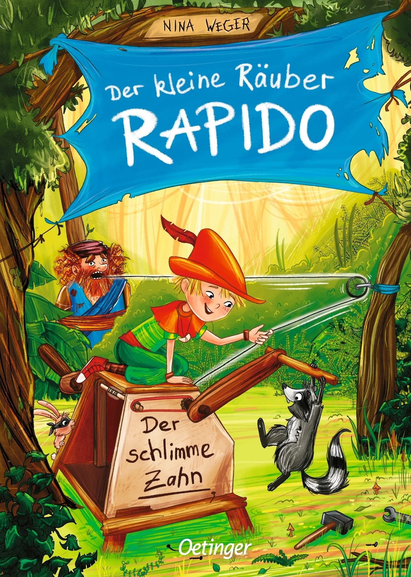 Räuberischer Lesespaß für Kinder ab 5 Jahren: Ein neues Abenteuer im Räuberwald! In „Der kleine Räuber Rapido 3. Der schlimme Zahn“ sorgt ein Zahn mit Biss für Chaos und Spannung. Als Räuberhauptmann Rigoros von Zahnschmerzen geplagt wird, beginnt ein witziger Wettstreit: Welcher kleine Räuber schafft es, den Zahn zu ziehen und sich die nächste Räuberwurst zu verdienen? Gemeinsam mit seinem Waschbärenfreund Störenfried macht sich Rapido auf die Suche nach dem geheimnisvollen Kiefer-Knacker – und sorgt dabei für jede Menge Lacher. Warum Kinder dieses Buch lieben: Frech und humorvoll: Mit seinem liebenswert-chaotischen Räuberalltag und cleveren Ideen bringt Rapido Kinderaugen zum Leuchten. Ideal für Leseanfänger: Ein großzügiges Schriftbild, einfache Sprache und spannende Kapitel machen das Buch perfekt zum Vorlesen und Selberlesen. Freundschaft im Fokus: Die Geschichte zeigt, wie wichtig Zusammenhalt und Teamarbeit sind. Ein Hauch von Robin Hood und Wickie: Für Fans von Abenteuern und cleveren Helden ist Rapido die perfekte Wahl. Ein Highlight für kleine Abenteurer:Die dritte Geschichte rund um Rapido und seine Räuberbande ist nicht nur ein spannendes Abenteuer, sondern auch ein herzerwärmendes Plädoyer für Freundschaft und Kreativität. Das perfekte Geschenk für mutige Kinder ab 5 Jahren:Ob zum Vorlesen oder Selberlesen – „Der kleine Räuber Rapido 3. Der schlimme Zahn“ sorgt für aufregende und lustige Lesestunden, die Kinder und Eltern gleichermaßen begeistern.