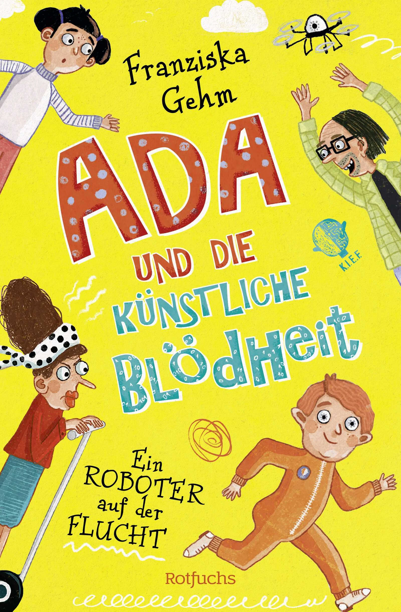 Hilfe, meine Künstliche Intelligenz ist doof! Der Auftakt der neuen, urkomischen Kinderbuchreihe ab 10 Jahren von Franziska GehmEndlich! Heute soll Adas künstliche Lernfroindin geliefert werden, mit der sie noch bessere Noten schreiben und bei ihren Klassenkameradinnen punkten kann. Doch statt Lernfroindin stürmt ein Roboter in Adas Zuhause, der offenbar aus der KI-Fabrik geflüchtet ist und sich ziemlich schnell als KB – künstliche Blödheit – herausstellt. Was soll Ada denn mit diesem Blöd-Bot anfangen? Adas Opa findet KB einfach super und füttert ihn mit lauter albernen Sprüchen aus den 80er Jahren, die KB zu den unmöglichsten Gelegenheiten zum Besten gibt. Und auch Ada merkt schließlich, dass ihr Roboter vielleicht nicht viel Intelligenz abbekommen hat, dafür jedoch sowas wie ein Herz. Gemeinsam kommen die drei den Geheimnissen von KBs Ursprung auf die Spur...Ein rasanter und irrwitziger Reihenauftakt um eine besondere Freundschaft für Kinder ab 10 Jahren. Franziska Gehm begeistert Kinder mit Abenteuern mit jeder Menge Humor, die zum Selberlesen und Lachen anregen.