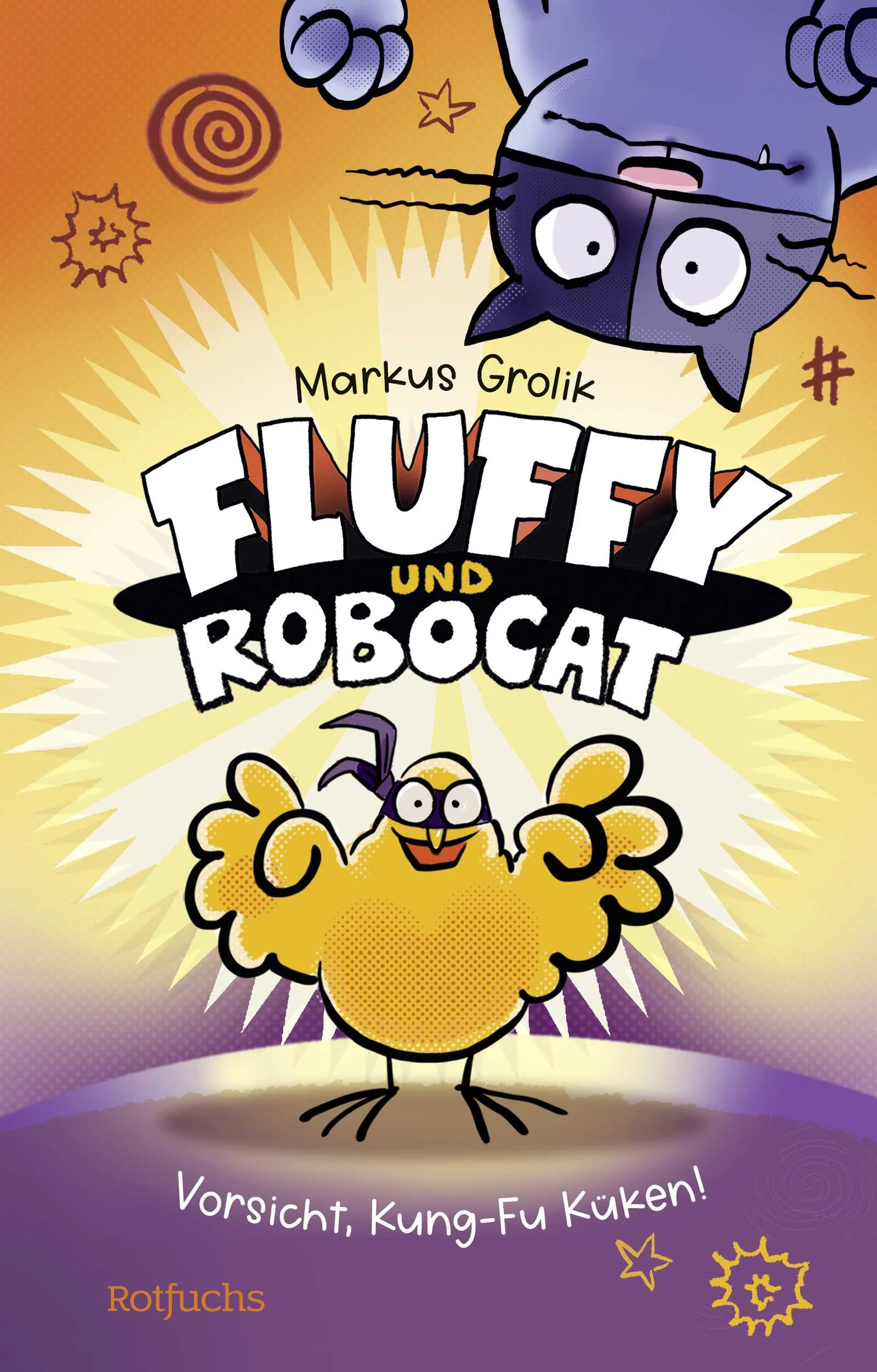 Bahn frei für Fluffy, das Superküken aus dem All! Der irrwitzige Auftakt einer Superhelden-Comic-Reihe für Kinder ab 9 Jahren. Mit tierischen Helden, fiesen Robotern und jeder Menge Action – zum Piepen!Sobald Fluffy sich die Augenmaske aufsetzt, wird es zum Superküken, das Kung-Fu kann und vor nichts und niemandem Angst hat. Nicht vor dem mächtigen Mr. Money, der alle Tiere ins All schießen will. Und schon gar nicht vor Robocat, der Roboter-Katze. Zusammen mit Schaf Mäh und den anderen Freunden vom Bauernhof will Fluffy den Bösewichtern ein für alle Mal das Handwerk legen.Ein wildes Superhelden-Abenteuer für Fans von «Dog Man» und «Captain Underpants»