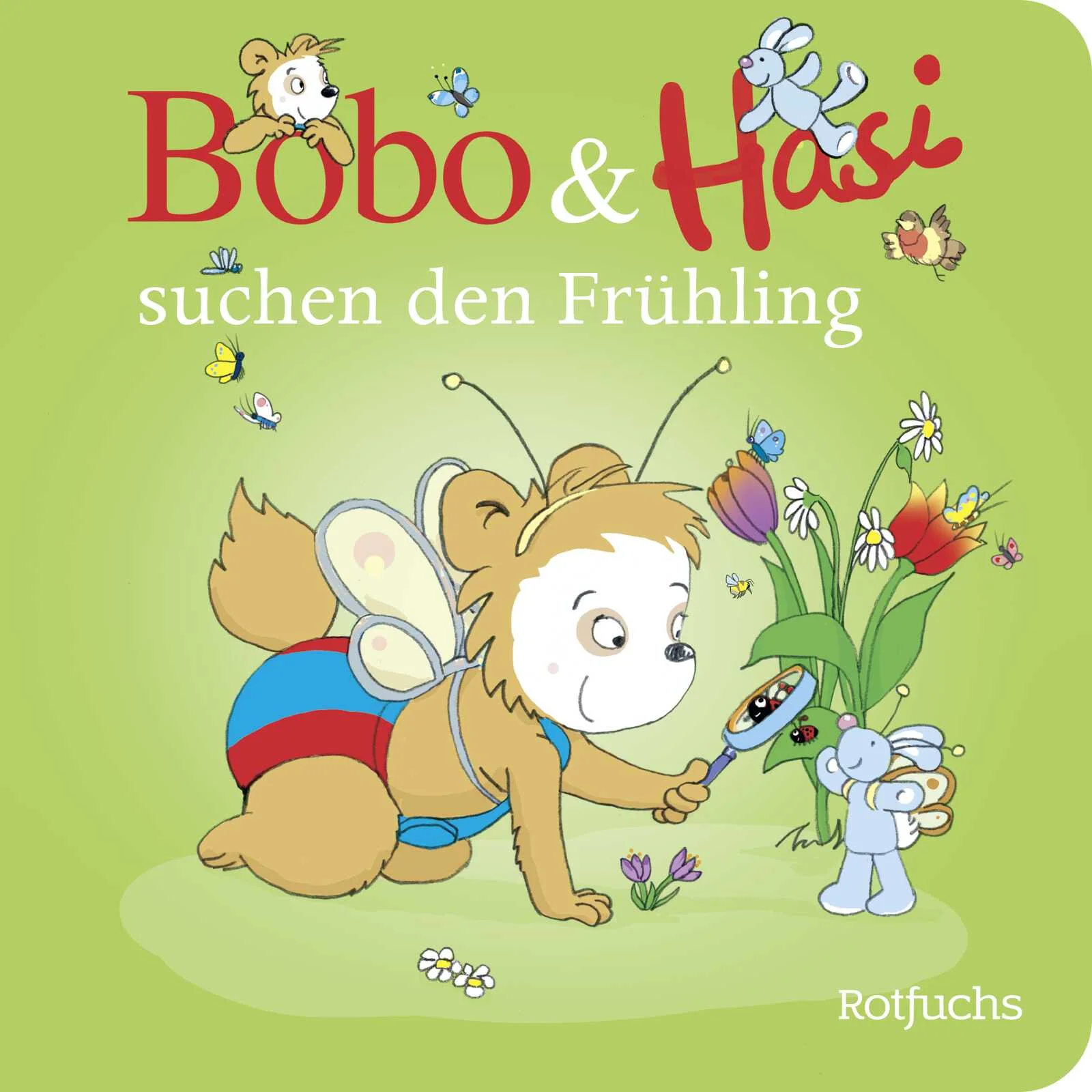 Der Frühling liegt in der Luft! Aber wo ist der Frühling eigentlich zu finden? Bobo & Hasi machen sich auf die Suche. Und schließlich finden sie ihn im Garten – wo die ersten Krokusse blühen!Das perfekte Pappbilderbuch ab 12 Monaten für Kinder, die die Natur entdecken lernen. Mit Bobo & Hasi erleben Kleinkinder ab 1 Jahr neue und bereits bekannte Alltagssituationen immer wieder und genießen erste kurze Vorlesemomente. Mit stabilen Pappseiten für kleine Kinderhände und vielen bunten Bildern.