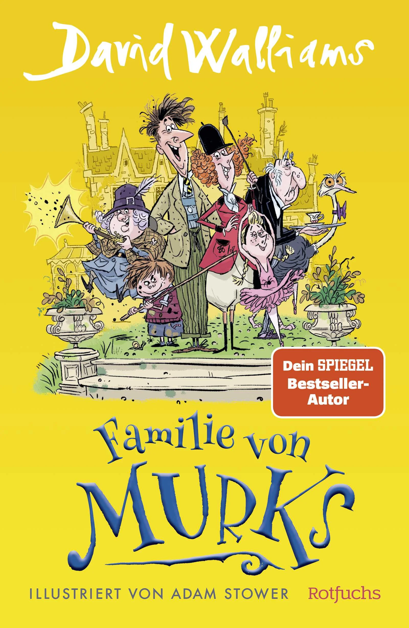 Gestatten, die vermurksteste Familie der Welt! Das bisher lustigste Abenteuer von David Walliams für Kinder ab 9 JahrenZur Familie von Murks gehören die Eltern Mannie und Mollie, ihre Kinder Minnie und Magnus und ihre Großmutter Lady von Murks. Zusammen mit ihrem Butler und ihrem Haustier, dem Vogel Strauß Cedric, leben sie auf dem heruntergekommenen Schloss Murks, das schon seit Jahrhunderten im Familienbesitz ist. Jetzt aber droht die Bank, Schloss Murks zu übernehmen. Um das zu verhindern, muss sich Familie von Murks etwas einfallen lassen. Dass alle dabei auf die vermurkstesten Ideen kommen, versteht sich wohl von selbst!