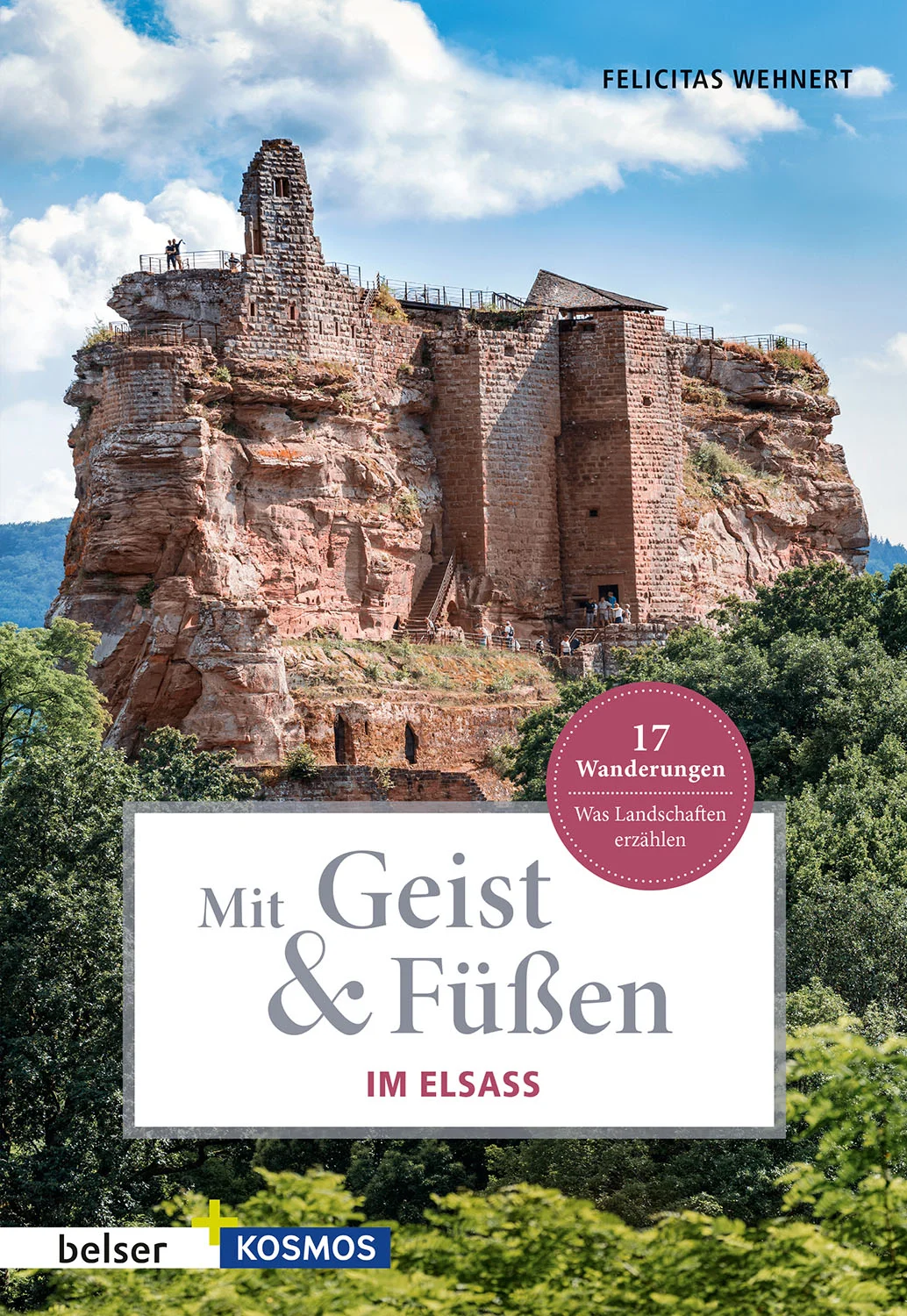 Mit Natur und Kultur, Burgen, Fachwerkdörfern und Weinbergen lädt das Elsass zum Schauen, Staunen und Wandern ein. Zu Fuß lässt sich in diesem geschichtenreichen Grenzgebiet zwischen Rhein und Vogesen, Wissembourg und Mulhouse noch viel Unbekanntes hinter dem Vertrauten entdecken. 17 Themenwanderungen führen zu Glaskünstlern und Silberbergwerken oder an die Maginot-Linie und erzählen von Rittern und Mönchen, Grenzgängern und Kriegswirren. Ein reich bebilderter Band für das besondere Wandererlebnis. Die Wander-Reihe „Mit Geist und Füßen“: Elementare Naturkräfte erleben und sich mit allen Sinnen öffnen, der verborgenen Geschichte einer Landschaft nachspüren oder einfach mal zwischendurch Kraft tanken. Im Format für die Jackentasche sind die Bände idealer Anreger und Begleiter für die kleine Auszeit vom Alltag.