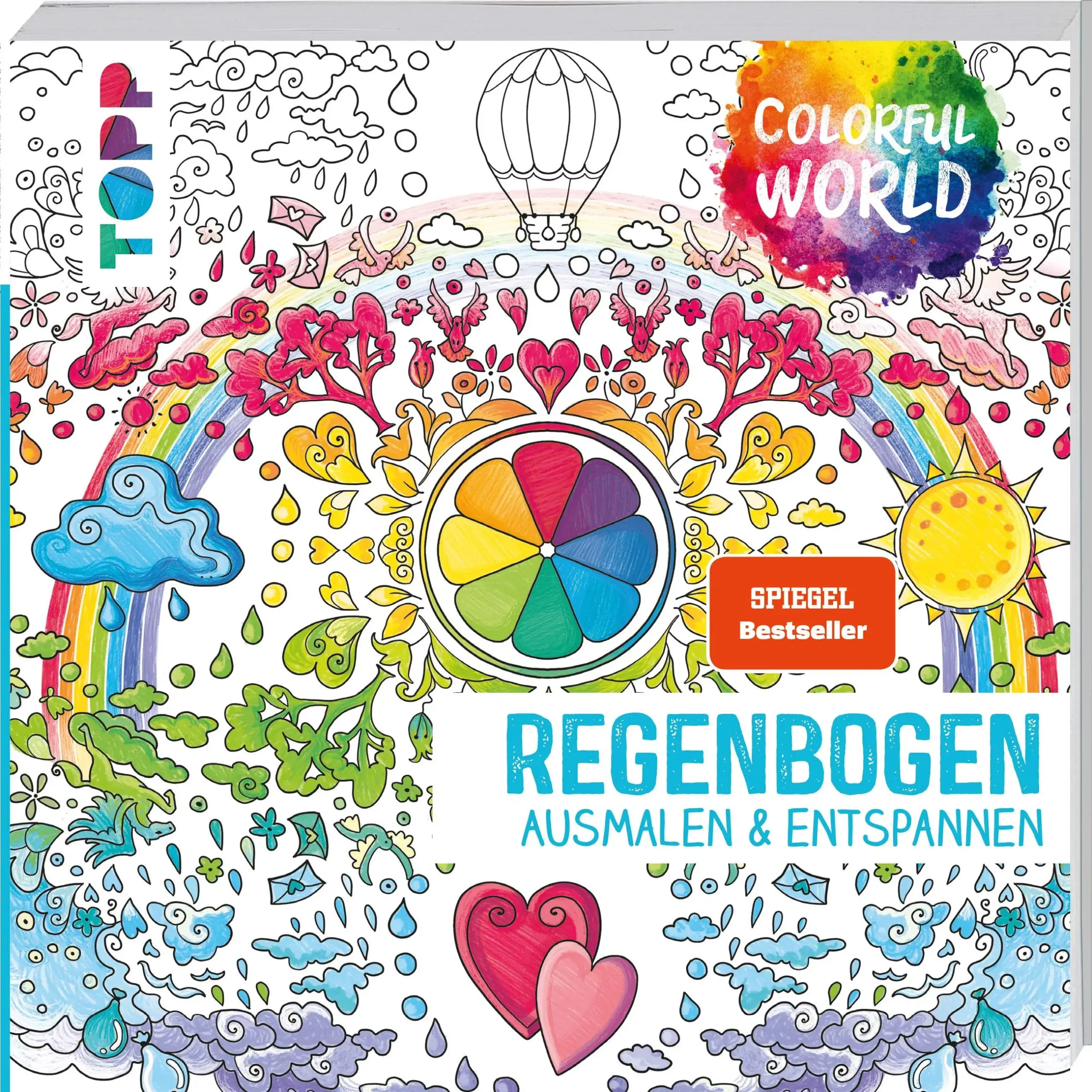 Besonders in schweren Zeiten braucht es Symbole der Hoffnung - der Regenbogen mit seinen kraftvollen Farben hat sich hierfür immer wieder bewährt. „Colorful World – Regenbogen“ ist ein weiterer Band aus der beliebten Ausmalbuch-Reihe „Colorful World“. Von detailierten Mandalas über schön gestaltete Sprüche bis zu realistischen Szenen aus der Natur: Die über 60 handgezeichneten Motive verbreiten Hoffnung, Toleranz und Zuversicht und lassen sich so bunt und farbenfroh gestalten wie das Vorbild am Himmel. Ein umfangreicher Grundlagenteil bietet unter anderem eine Einführung zur Farbenlehre, Farbenwirkung und dem Gebrauch verschiedener Materialien. Einfach loslegen: ausmalen & entspannen!