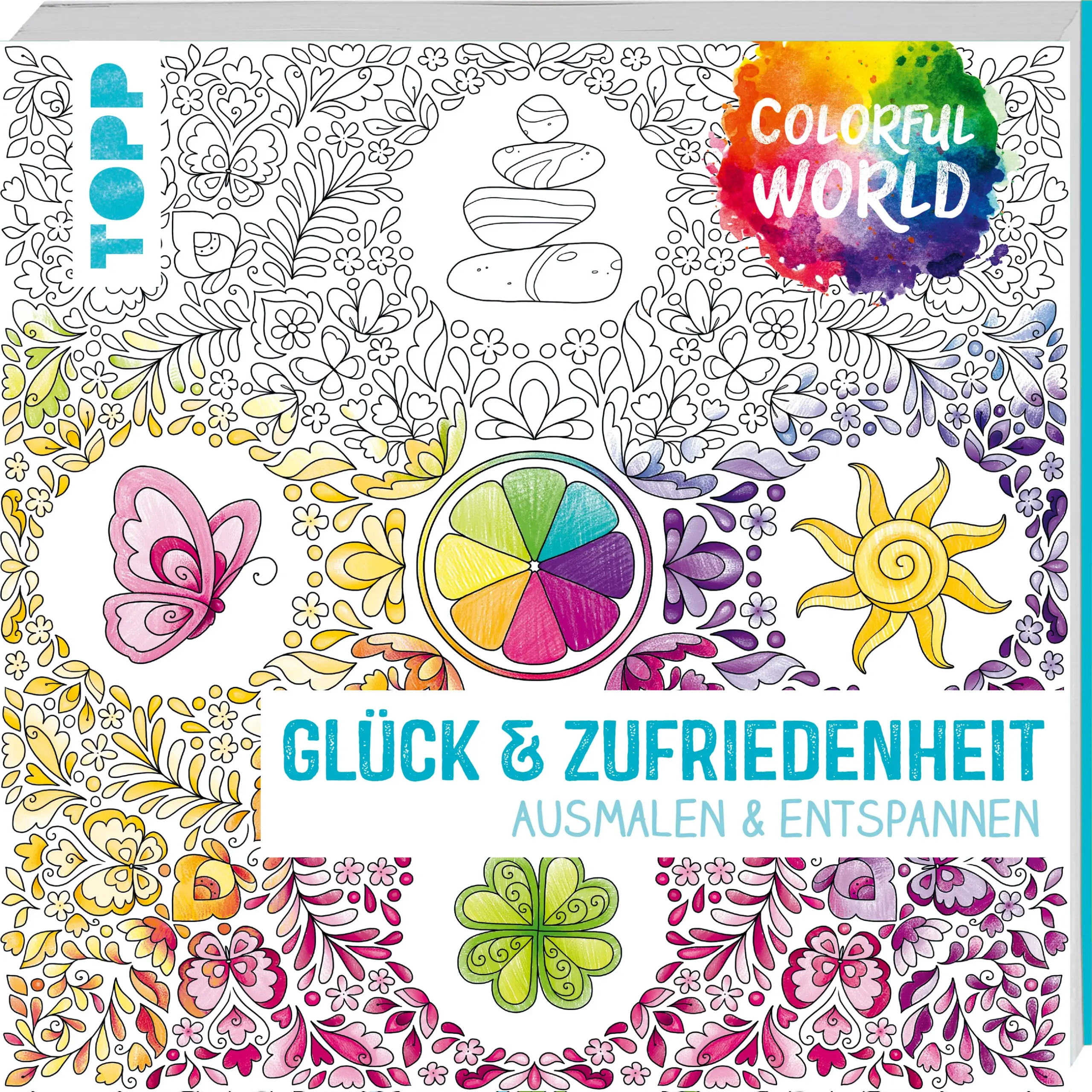 Manchmal fehlen nur die Buntstifte zum perfekten Glück - und ein paar entspannende Motive für den sorglosen Moment der Zufriedenheit. In diesem Buch finden Sie über 60 Ausmalmotive zum Innehalten und Entschleunigen: Von beruhigenden Mandalas über wärmende Sonnenstrahlen hin zu entfernt singenden Vögelchen am Morgen. Den Ausmalmotiven gegenüber gestellt sind liebevoll ausgewählte Sprüche und thematisch passende Gedankenimpulse. Zur Unterstützung bietet der umfangreiche Grundlagenteil hilfreiche Tipps & Tricks zur Farbenlehre, Farbenwirkung und zum Gebrauch von unterschiedlichen Materialien.