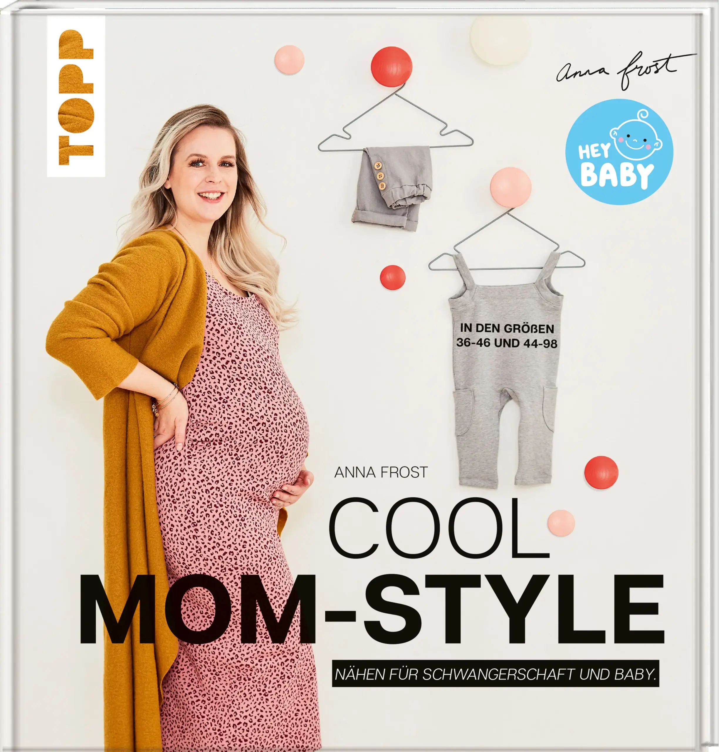 Die erfolgreiche Mode-, Lifestyle- und Mamabloggerin Anna Frost zeigt in ihrem ersten Buch, wie moderne und stilbewusste Mamas Umstandskleidung für sich und Babykleidung für ihre Kleinen selbst nähen können. Mit der schicken und gleichzeitig bequemen und praktischen, selbstgenähten Umstandsmode sind werdende Mamas im Job, in der Freizeit und zum Ausgehen immer modisch gekleidet. Die Basics wie ein schmaler Rock, ein legerer Mantel, Shirts und mehr lassen sich wunderbar miteinander kombinieren. Für die Kleinsten ist eine kleine, ebenfalls kombinierbare Grundgarderobe entstanden. In alle Modelle ist die Erfahrung der zweifachen Mama mit eingeflossen. Mit vielen Texte und Fotos gibt Anna Frost Einblicke in ihr Privatleben.