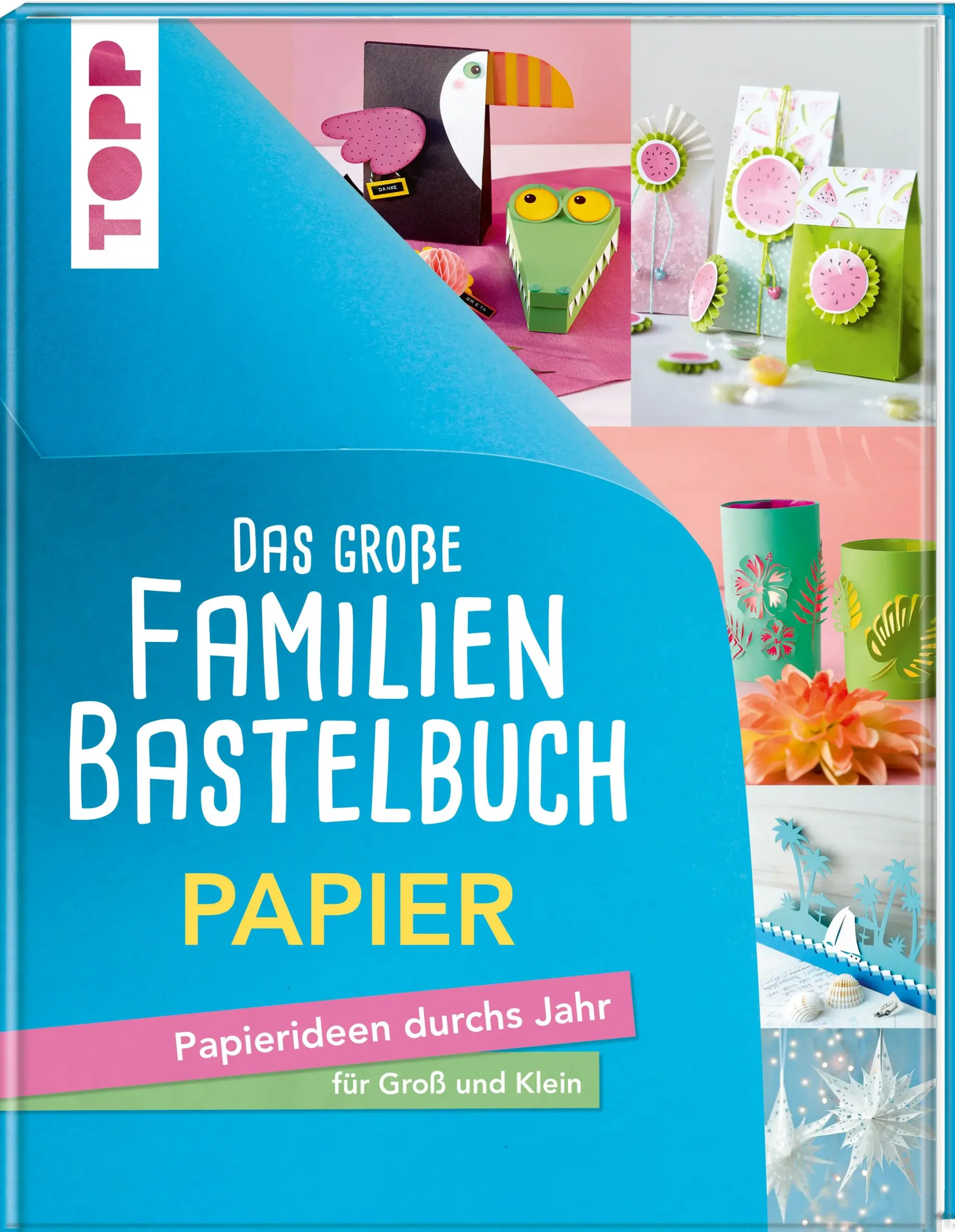 In diesem Buch finden Sie eine kunterbunte Sammlung an Bastelideen für jede Jahreszeit mit dem Lieblingsmaterial Papier, z. B. leuchtende Sterne, coole Papierflieger, lustige Figuren und vieles mehr. Ob Groß oder Klein – hier ist für jeden etwas dabei! Mit Anleitungen zu den unterschiedlichen Papiertechniken von Origami über Quilling bis zu Pappmaché. Alle Vorlagen sind im Buch enthalten und stehen in Originalgröße zum Download bereit.