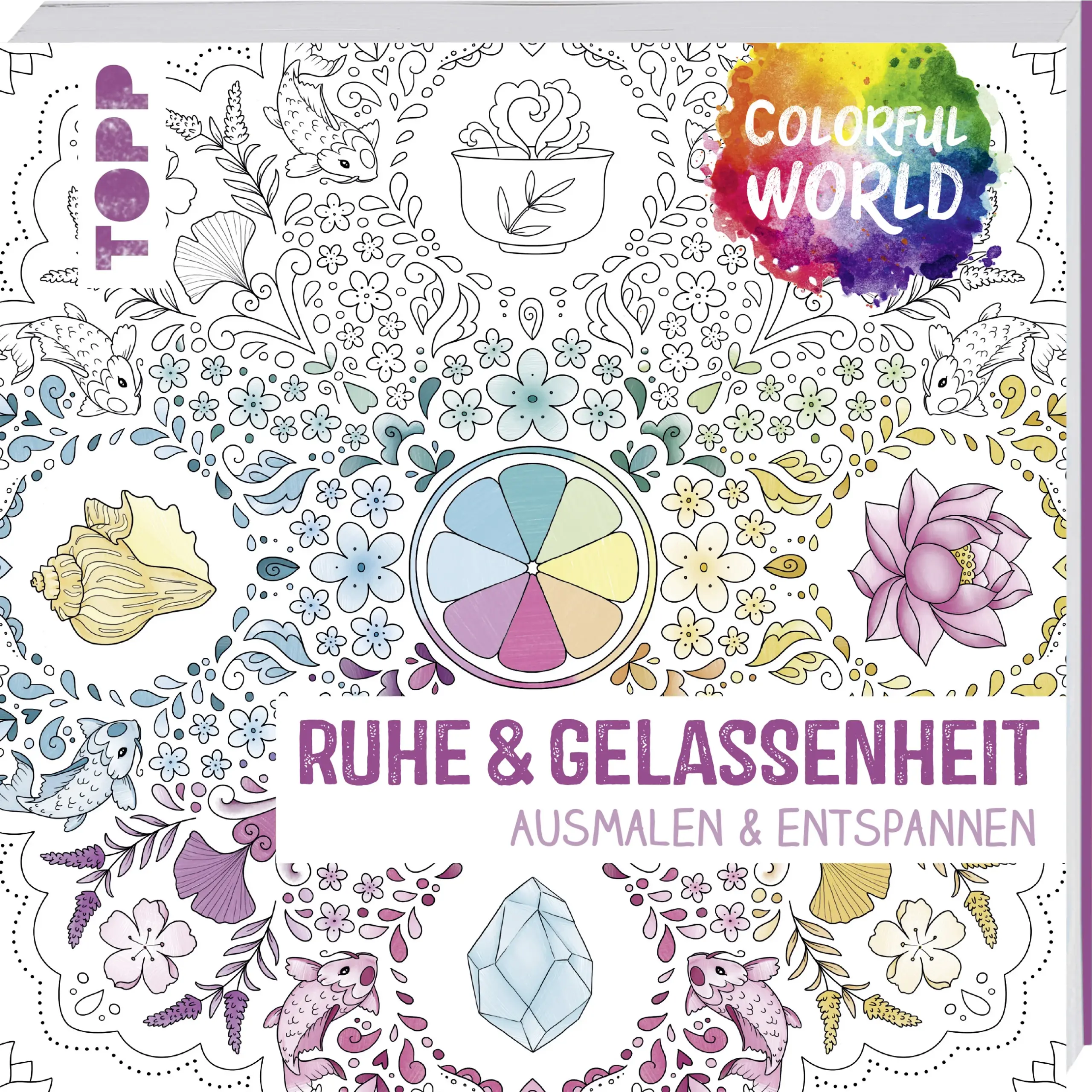 Mit den Buntstiften zu mehr Ruhe & Gelassenheit: Mehr als 70 Motive warten darauf, von Ihnen koloriert zu werden. Dabei spielt es keine Rolle, ob alle Farben des Regenbogens zum Einsatz kommen oder ob Sie Ihre Stimmung die Farbwelt beeinflussen lassen. Wichtig ist nur der kostbare Moment der Entspannung - das Loslassen von Hektik und Stress. Ein umfangreicher Grundlagenteil bietet unter anderem eine Einführung zur Farbenlehre, Farbenwirkung und dem Gebrauch verschiedener Materialien. Einfach loslegen: ausmalen & entspannen!