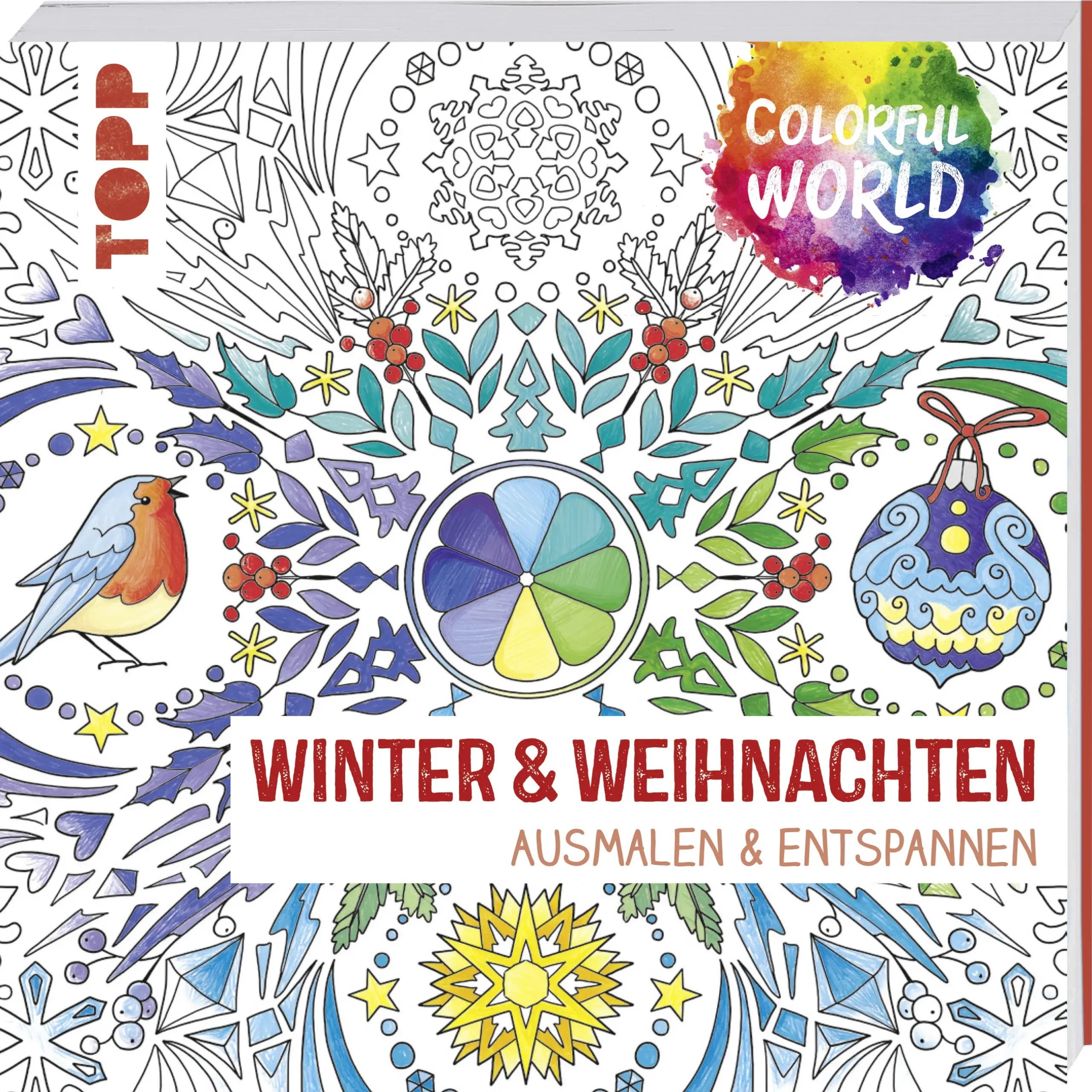Mit mehr als 70 liebevoll handgezeichneten Motiven der beliebten Autorin Ursula Schwab sorgt dieses Buch für eine besinnliche Winter- und Weihnachtszeit. Wer den Winter kaum erwarten kann, wird hier genauso fündig wie alle, die versuchen, dem Weihnachtsstress zu entgehen: Denn beim Ausmalen lässt es sich am besten entspannen. Ein umfangreicher Grundlagenteil bietet unter anderem eine Einführung zur Farbenlehre, Farbenwirkung und dem Gebrauch verschiedener Materialien. Einfach loslegen: ausmalen & entspannen!