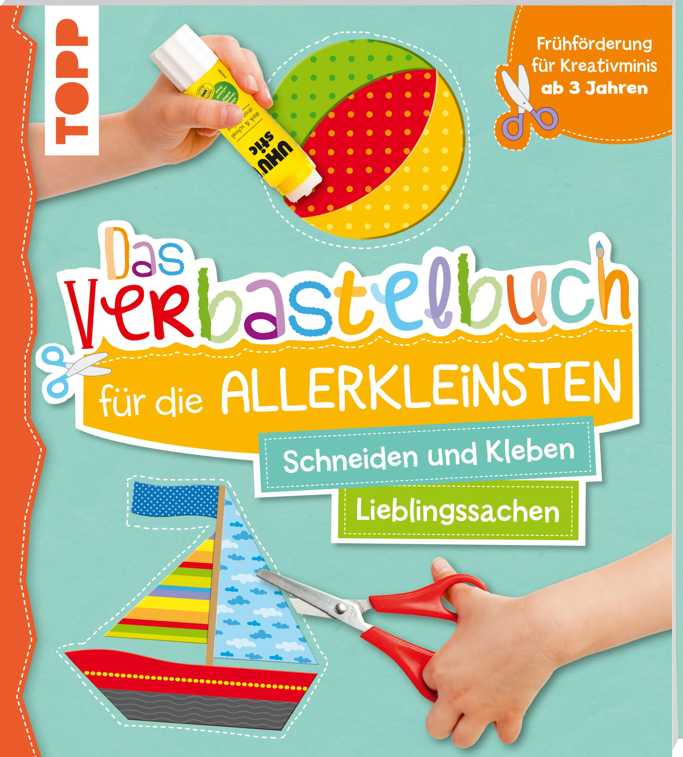 Das Bastelbuch für die Allerkleinsten! Mit diesem Buch für Kinder ab 3 Jahren lernen bereits die ganz Kleinen das Schneiden und Kleben mit Ihren Lieblingssachen wie Schiffen und Bällen. Im Buch sind Illustrierte Seiten zum Verbasteln. So entstehen schnell und einfach kleine Kunstwerke für Oma, Opa oder Freunde. Alle Seiten lassen sich Dank der Perforation einfach heraustrennen und auf der Rückseite individualisieren.