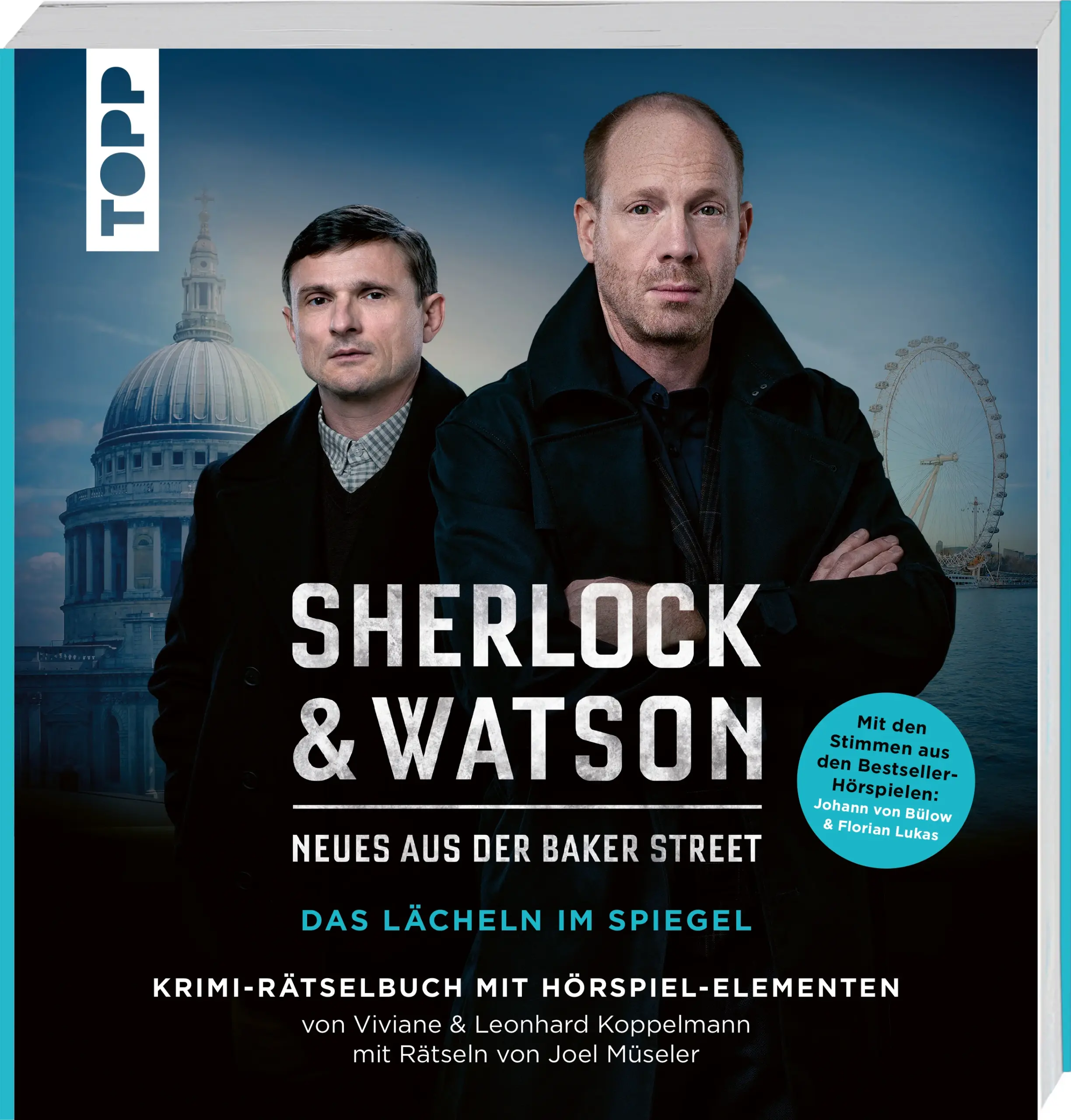 Werde selbst Teil der beliebten Hörspiel-Reihe rund um die Fälle von Sherlock & Waton im heutigen London! Der Diebstahl eines wertvollen Gemäldes ruft den Privatdetektiv aus der Baker Street auf den Plan – doch nicht alles ist so, wie es zunächst scheint ...In jedem Kapitel findest du realistische Beweismittel und Indizien, die du selbst entschlüsseln und kombinieren musst, um die richtigen Schlüsse zu ziehen. Dann hör zu, wie es weitergeht – mit den vielen Hörspiel-Einspielern, geschrieben, eingesprochen und vertont vom Team der Original-Serie.Können deine kriminalistische Schlussfolgerungen dir einen Platz in Watsons Blog sichern?Sherlock Holmes-Rätselbuch mit professionell produzierten HörspielelementenAus der Feder der Serien-Autoren, mit direkter Einbindung in die 3. Staffel von Sherlock & Watson (DAV)Mit den prominenten Schauspielern Johann von Bülow & Florian Lukas als Sprecher