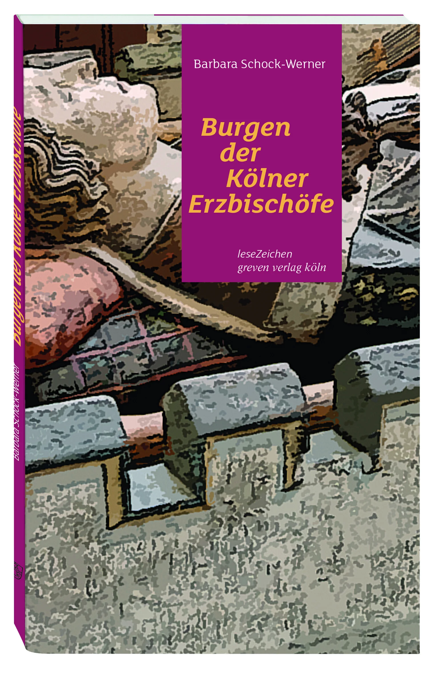 Wolkenburg, Rolandseck, Drachenfels – diese klingenden Namen bezeichnen nur einige der zahlreichen Burgen, welche die Kölner Erzbischöfe im Laufe von 800 Jahren errichtet, erworben oder erkämpft haben. Als geistliche und zugleich weltliche Herrscher war es für sie selbstverständlich, dass sie ihren Landesbesitz sichern und gegen Rivalen verteidigen mussten. Rainald von Dassel, Philipp I. von Heinsberg, Konrad von Hochstaden und Siegfried von Westerburg: All jenen legendären Krieger-Bischöfen waren ihre Festungen nicht weniger wichtig als ihre Kirchen. Heute besitzt das Rheinland dadurch ein besonders reiches Erbe an mittelalterlichen Burgen. Dennoch fehlte es bisher an einer Zusammenstellung – eine Lücke, die nun geschlossen wird: Prägnant und übersichtlich stellt dieses Buch die Burgen der Kölner Erzbischöfe vor. Autorin ist die langjährige Kölner Dombaumeisterin Barbara Schock-Werner, die zurzeit der Deutschen Burgenvereinigung als Präsidentin vorsteht.