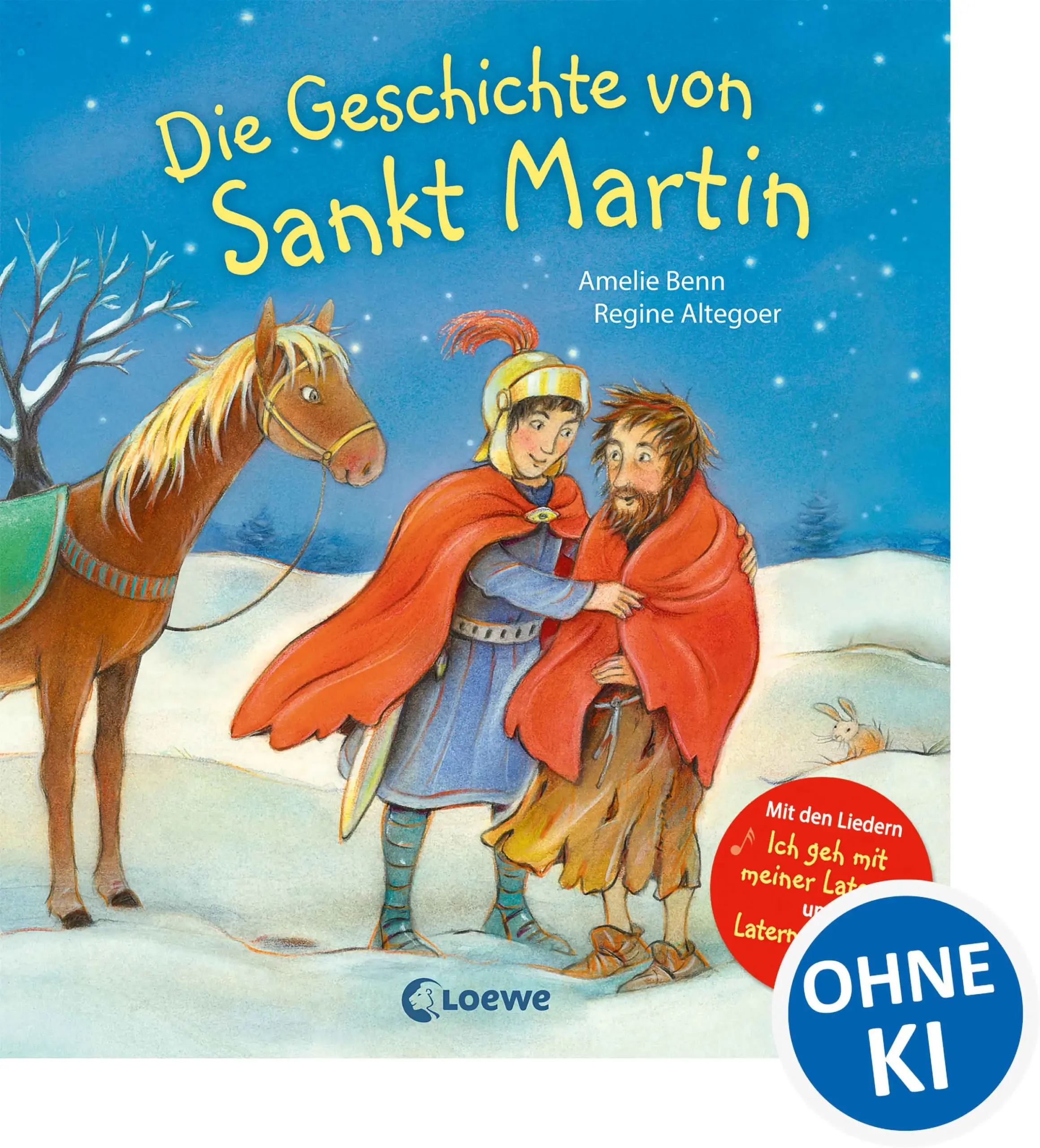 Loewe-Bücher: garantiert ohne KI Jedes Jahr am 11. November feiern Kinder mit Laternenumzügen den Martinstag und erinnern sich an den heiligen Martin, der seinen Mantel mit einem frierenden Bettler teilte. Doch wer war dieser Mann? In einfachen Worten und bunten Bildern wird hier die Legende von Sankt Martin für die Kleinen nacherzählt. Mit den zwei beliebten Liedern Ich geh mit meiner Laterne und Laterne, Laterne. Dieses Pappbilderbuch ist das ideale Geschenk zum Martinstag für Kinder ab 2 Jahren. Es schildert mit wenigen Worten das Leben des heiligen Martin und erklärt, warum wir jedes Jahr den Martinstag feiern. Mit liebevollen Bildern von Regine Altegoer.