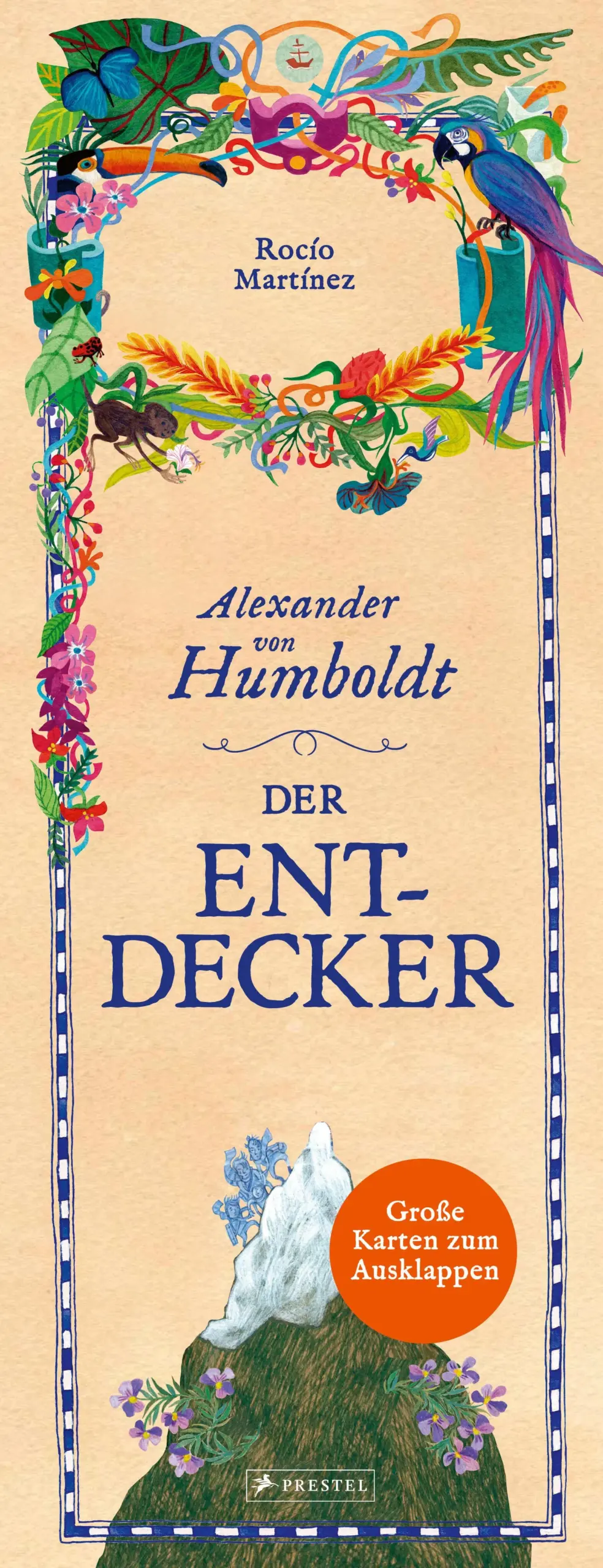 Die Reisen des großen Entdeckers im Riesenformat – folge seinen Spuren und entdecke selbst die WeltAlexander von Humboldt bereiste die Welt, beobachtete und studierte sie. Dabei war immer sein Ziel, die Natur zu verstehen. Er war seiner Zeit weit voraus: Er zeichnete Karten und sammelte und bestimmte Pflanzen und Tiere, er vermaß Berge und erforschte die Beziehungen zwischen den Naturkräften.Mit zahlreichen Karten – sechs davon zum Ausklappen im Format 60 x 40 cm – und farbenfrohen Illustrationen lädt dieses Buch ein, sich selbst auf Entdeckungsreise zu begeben und einzutauchen in den spannenden Kosmos des Naturforschers und Entdeckers.Ausstattung: mit 6 Ausklapptafeln (ausgeklapptes Format: 60 x 40 cm)