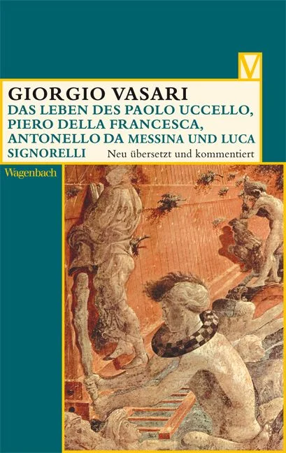 Vasari charakterisiert Paolo Uccello als schrulligen Melancholiker: Er malte gerne Tiere, insbesondere Vögel, was ihm seinen Spitznamen eintrug (uccello = Vogel), und war so in die Perspektive verliebt, dass er ganze Nächte mit ihr verbrachte. Piero della Francesca gilt Vasari als der virtuose Meister der Perspektive. Er wurde von einem Schüler betrogen, der die Erinnerung an Piero auslöschen wollte. Vasari aber rettete – sagt er – das Andenken des Malers, indem er seine Lebensbeschreibung verfasste. Über Antonello da Messina, den großen Portraitisten der Renaissance, schreibt Vasari, dass er seine detailgetreue Malweise bei den Gebrüdern van Eyck gelernt habe. Er erwarb sich große Verdienste bei der Verbreitung der Ölmalerei in Italien. Luca Signorelli beschäftigte sich vor allem mit der perspektivischen Ansicht nackter Körper, wie sein Fresko Die Verdammten im Dom in Orvieto zeigt, wo die Nackten aus dem Gewölbe zu stürzen scheinen. In der Bewegung seiner Figuren gilt Signorelli heute als Vorläufer Michelangelos.