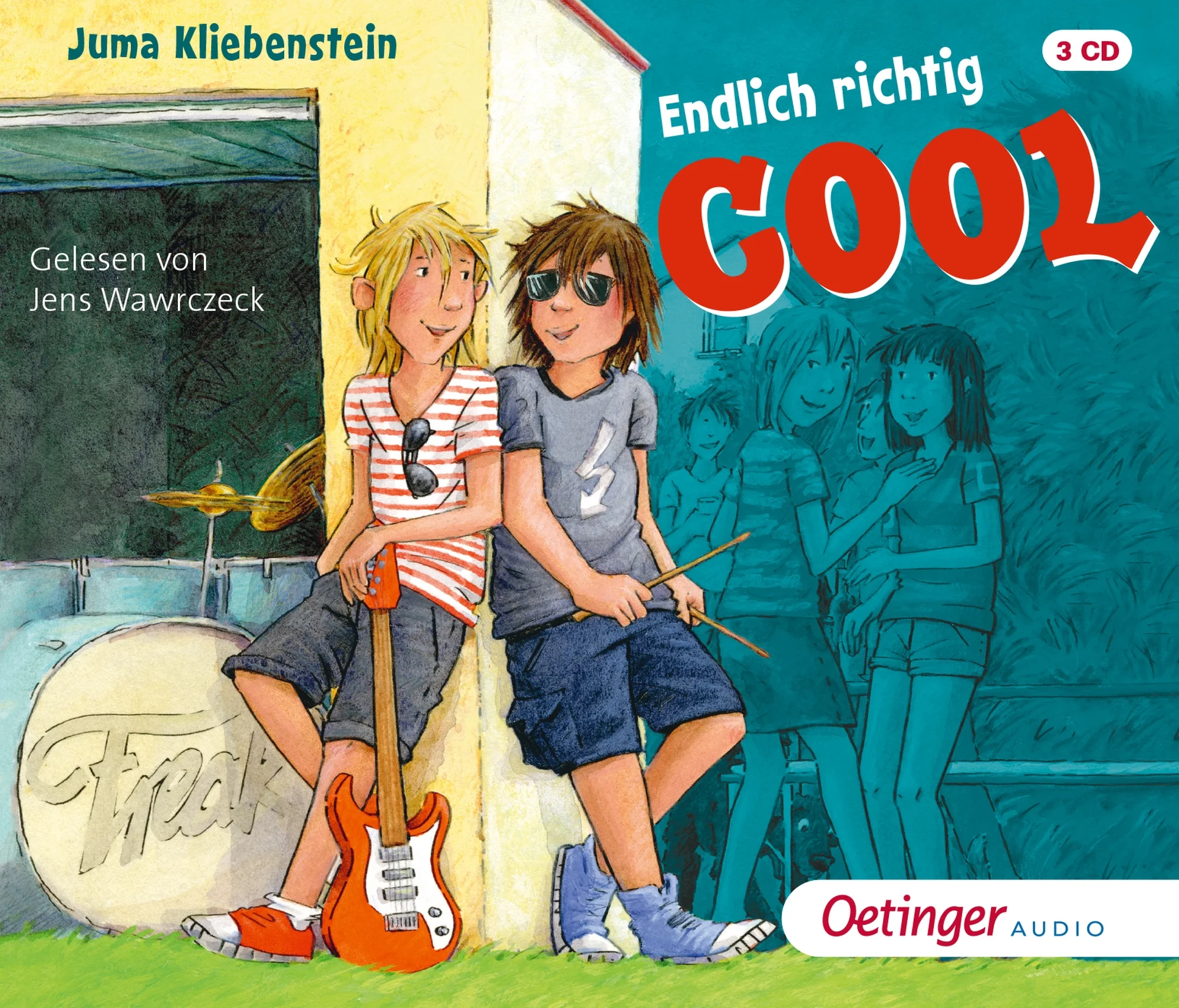 Endlich: Es geht noch cooler! Die Freaks sind zurück! Nach ihrem mega-erfolgreichen Konzert am Ende des Schuljahres ist die Band von Martin und Karli tatsächlich zur Schulband gewählt worden, und ihr Opa stellt ihnen sogar seine Garage als Proberaum zur Verfügung! Alles könnte perfekt sein, wenn Martin nur wüsste, wie er Luna seine Gefühle gestehen soll. Und Shirin gibt es ja auch noch ... Da rettet eine willkommene Ablenkung Martin aus seinem Gefühlschaos: Martin und Karli lernen einen echten Rockstar kennen. Und der nimmt sie mit auf eine aufregende Reise ... Der dritte Teil der supercoolen Hörbuchreihe von Juma Kliebenstein gelesen von Jens Wawrczeck (Die drei ???).