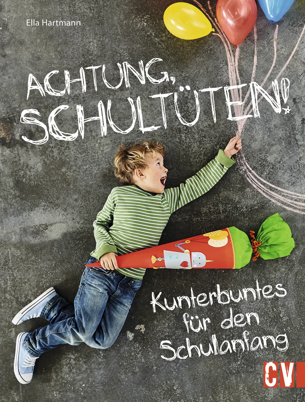 Für kleine ABC-Schützen Diese fröhlich-bunten Schultüten bringen Sonnenschein ins Klassenzimmer! Prinzessin, Blumenwiese, Fußball, Dino & Co. punkten mit aktuellen Farben und liebevollen Details. Besondere Materialien und freche Interpretationen machen die Modelle zum einzigartigen Hingucker. Für einen fröhlichen Start in den Ernst des Lebens! - Mit praktischer Material- und Werkzeugkunde - Mit Anleitungen für passende Geschwister-Tüten - Schnell & einfach umzusetzen, dank Vorlagen in Originalgröße