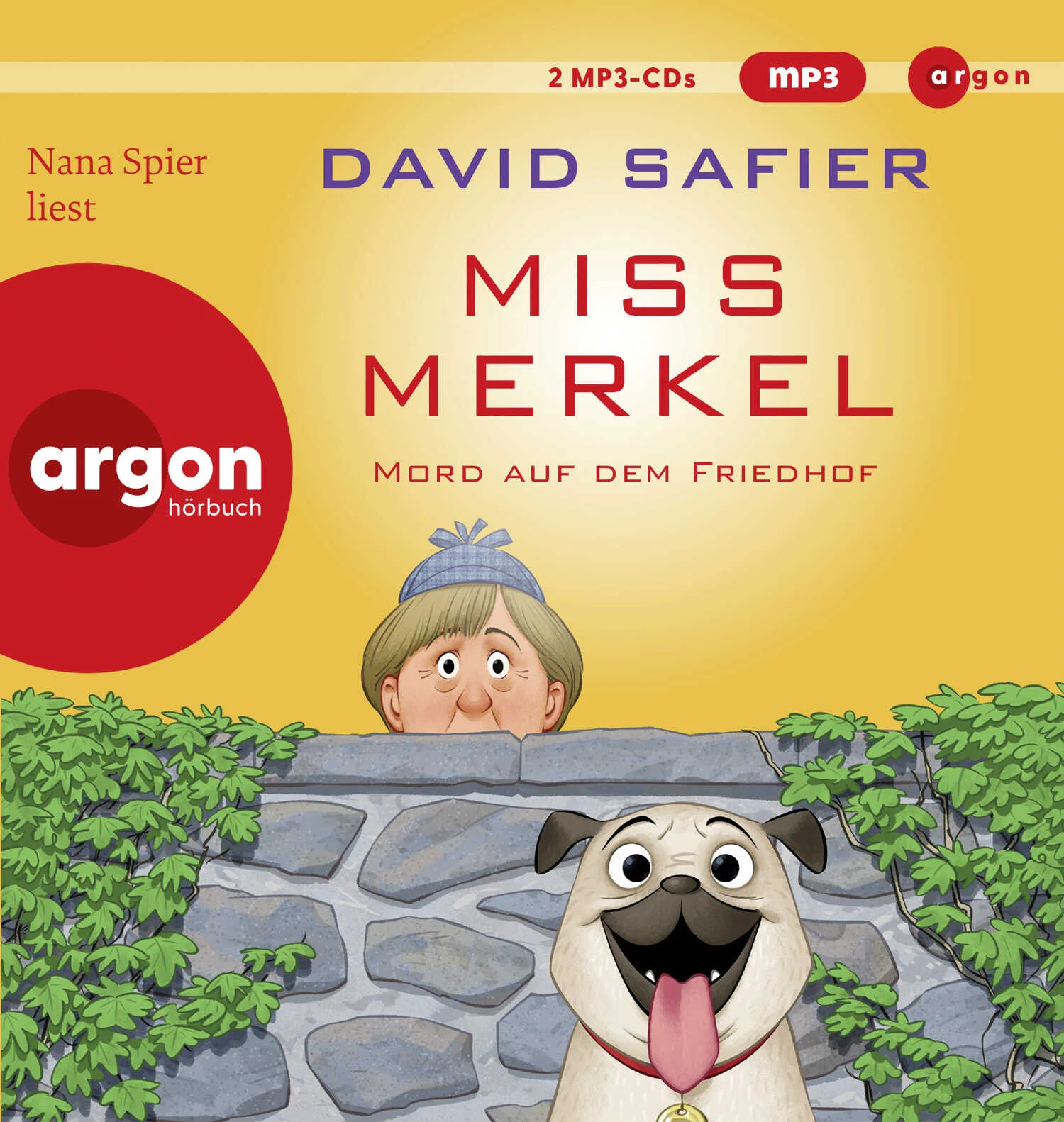 Miss Merkel in love?Der Gärtner ist nicht immer der Mörder, manchmal ist er auch die Leiche. Das wird Rentnerin Angela spätestens klar, als ihr Mops die Leiche des Gärtners auf dem Klein-Freudenstädter Friedhof in der beschaulichen Uckermark entdeckt. Kopfüber steckt der Tote in der Erde, nur die Beine ragen heraus. Die Mordverdächtigen sind allesamt in zwei verfeindeten Bestatter-Familien zu finden. Da gibt es einen dubiosen Geschäftsführer, eine spröde Buchhalterin, eine sensible Trauerrednerin, einen Satanisten sowie einen kultivierten Steinmetz. Mit Letzterem teilt Angela nicht nur ihre Liebe zu Shakespeare, der ältere Herr sieht auch noch aus wie ein ehemaliger französischer Filmstar. Wird Angela dem rauen Charme dieses Mannes verfallen? Und was sagt ihr Gatte Achim dazu?Der zweite Fall der Meisterdetektivin Miss Merkel stellt die Ex-Bundeskanzlerin auch privat vor kniffelige Probleme.Nana Spiers vielseitige Interpretationskunst und ihr Gespür für Witz und Timing kommen in diesem Hörbuch voll zum Tragen.