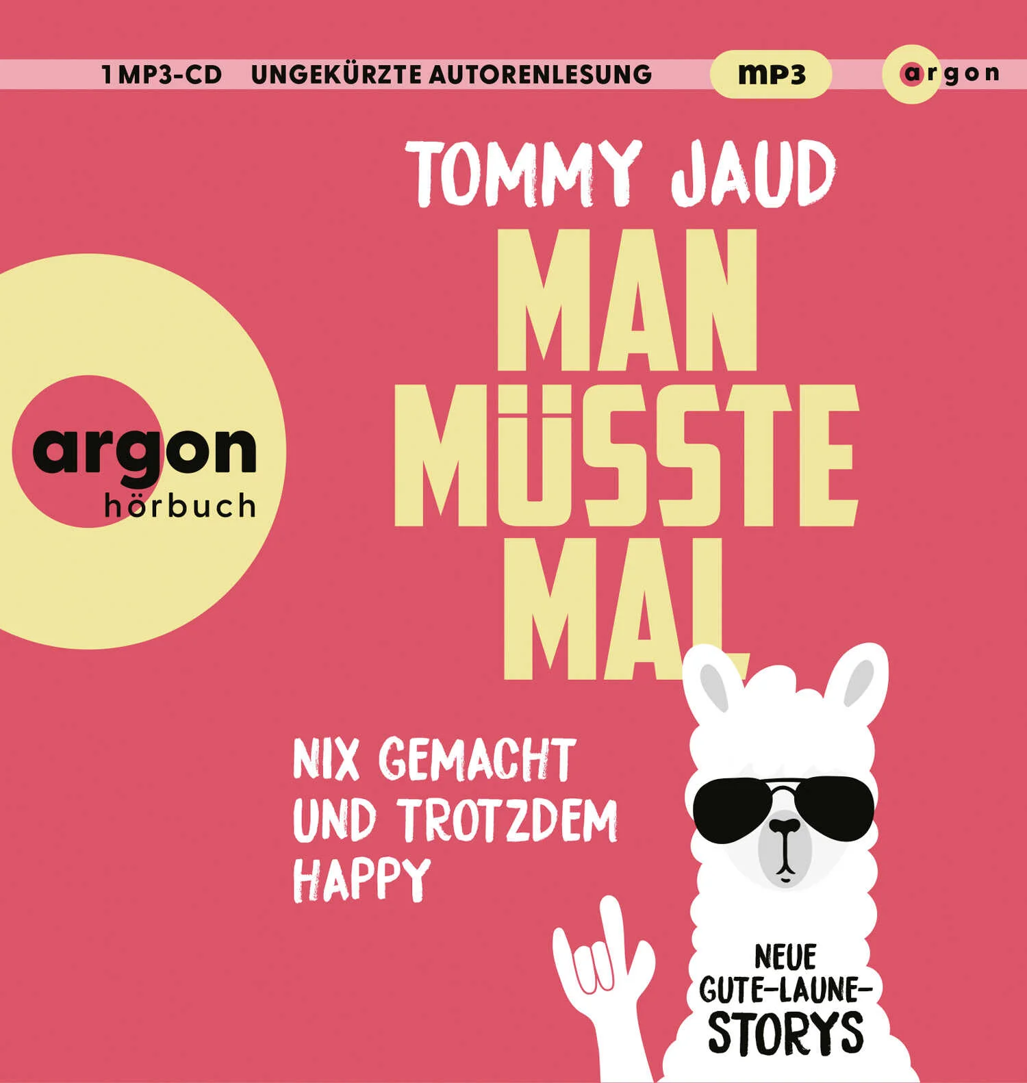Das perfekte Rezept gegen sinnlose Planeritis: neue Alltagsgeschichten vom Meister der guten Laune. Jetzt neu mit der Alpaka-Formel!Warum unternehmen alle anderen immer mehr als man selbst? Hat die Künstliche Intelligenz eine Chance gegen die Natürliche Dummheit? Und wo zum Teufel ist der rote Aufreißfaden der Prinzenrolle hin? Da müsste man doch mal ...Tommy Jaud stellt sich dem täglichen »Man müsste mal«: Er kämpft um Payback-Punkte, Rückenmuskulatur, Spülmaschinen-Ästhetik und geistige Gesundheit. Und zeigt mit tatkräftiger Hilfe von Ehefrau Nina, Nachbar Oski und den Britisch-Kurzhaar-Kätzchen Fanny und Coucou: Verzetteln ist menschlich, und nix machen macht auch nix.Nur eine Sache macht Tommy Jaud noch mehr Spaß als Gute-Laune-Storys zu schreiben: sie mit vollem Körpereinsatz vorzulesen.