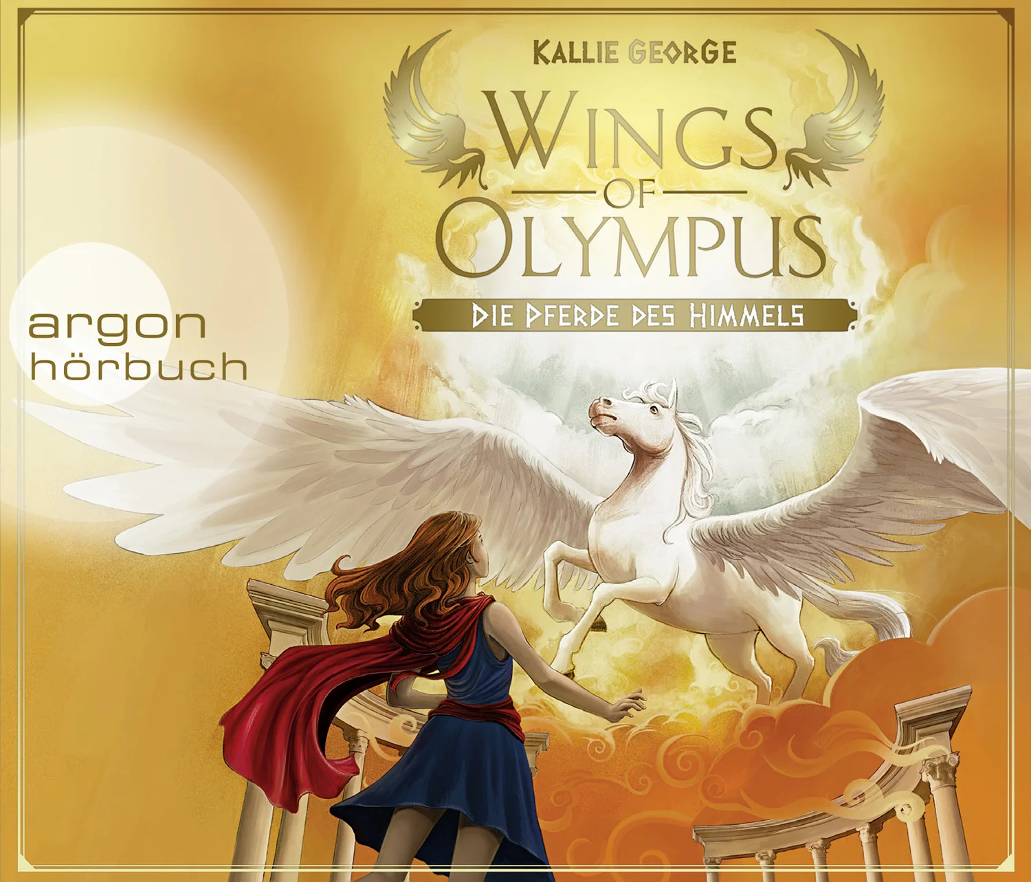 In einer stürmischen Nacht sieht Pippa ein fliegendes Pferd mit silbernen Flügeln und goldenen Hufen am Himmel – ein Zeichen der Götter? Noch in derselben Nacht wird sie zu dem legendären Pegasus-Rennen in den Olymp berufen. Der Gewinner wird zum Halbgott und darf für immer im Olymp bleiben. Pippas Pferd Zephyr ist allerdings eher ein Pony – klein, wild und lieb. Doch während des harten Trainings entwickeln die beiden eine tiefe Zuneigung zueinander. Pippa will das Rennen unbedingt gewinnen, um bei ihrem geliebten Zephyr bleiben zu können. Aber auch die anderen Menschenkinder setzen alles daran, um zu gewinnen… Ein atemberaubendes Olymp-Abenteuer, das von Göttern, geflügelten Pferden, Schicksalsgöttinnen, der Unterwelt und mutigen Kindern handelt. Ein sagenhafter Ritt für Mädchen und Jungs!