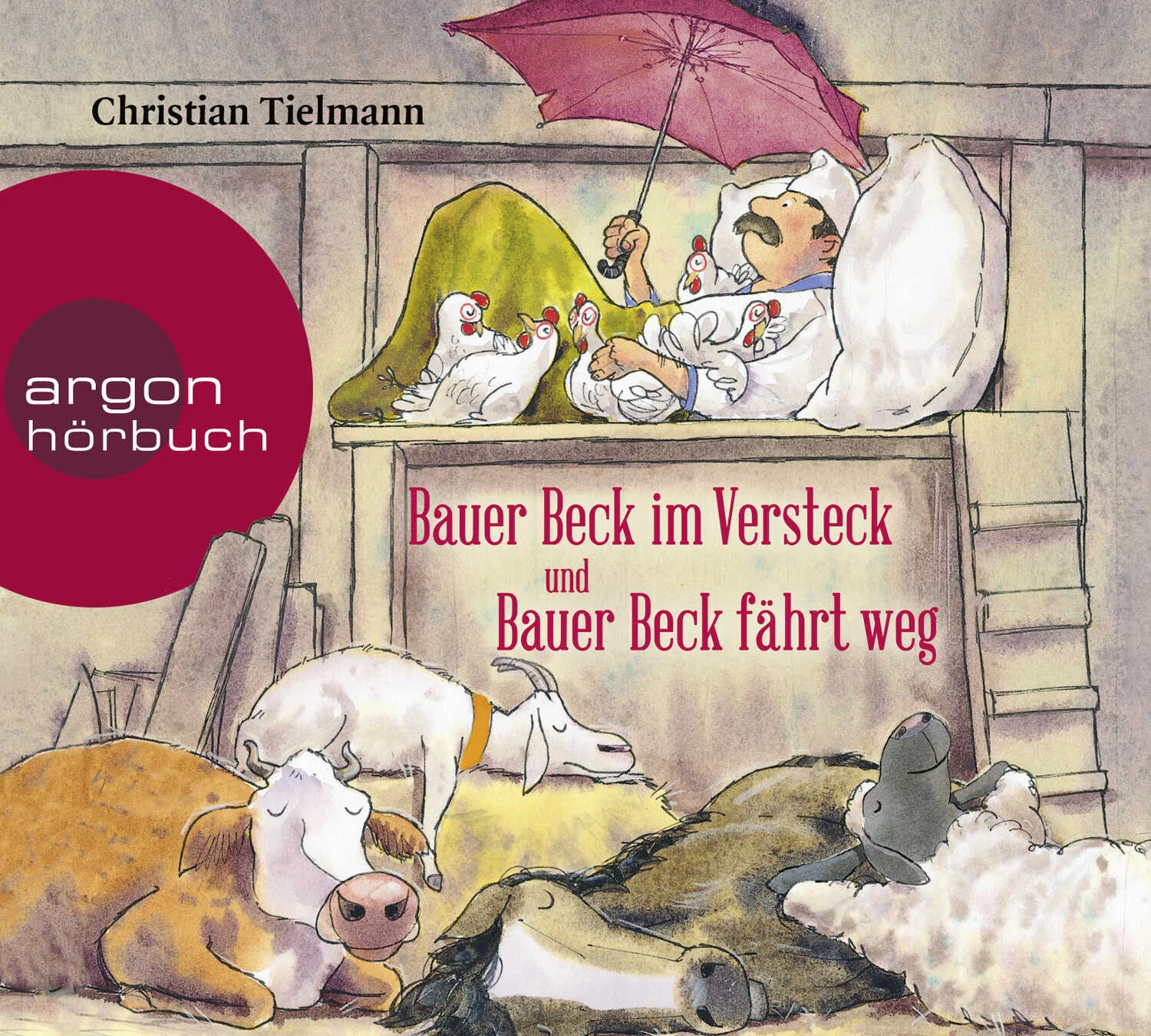 So geht das aber nicht. Die Kuh schreit nachts so laut, dass Bauer Beck fast aus dem Bett fällt, dabei brauchen er und seine Tiere ihren Schlaf. Das Schaf und die Ziege meckern, das Pferd tritt um sich, und das Schwein quiekt laut. Was ist nachts bloß los im Stall? »So geht das aber nicht«, sagt Bauer Beck und legt sich auf die Lauer. Kein Wunder, dass niemand auf dem Hof seinen Schlaf bekommt, denn Mäuse treiben auf dem Heuboden ihr Unwesen. Ob die Katzenbande von Nachbar Klaus endlich für Ruhe sorgen kann?Als Bonus-Geschichte mit dabei: Bauer Beck fährt weg!Volker Niederfahrenhorst ist Schauspieler, Schauspiellehrer und vielfach ausgezeichneter Hörbuchsprecher. Durch seine Stimmvielfalt macht er aus seinen Lesungen kleine Hörspiele und lässt Bauer Becks Bauernhof wiehernd, quiekend und muhend lebendig werden.