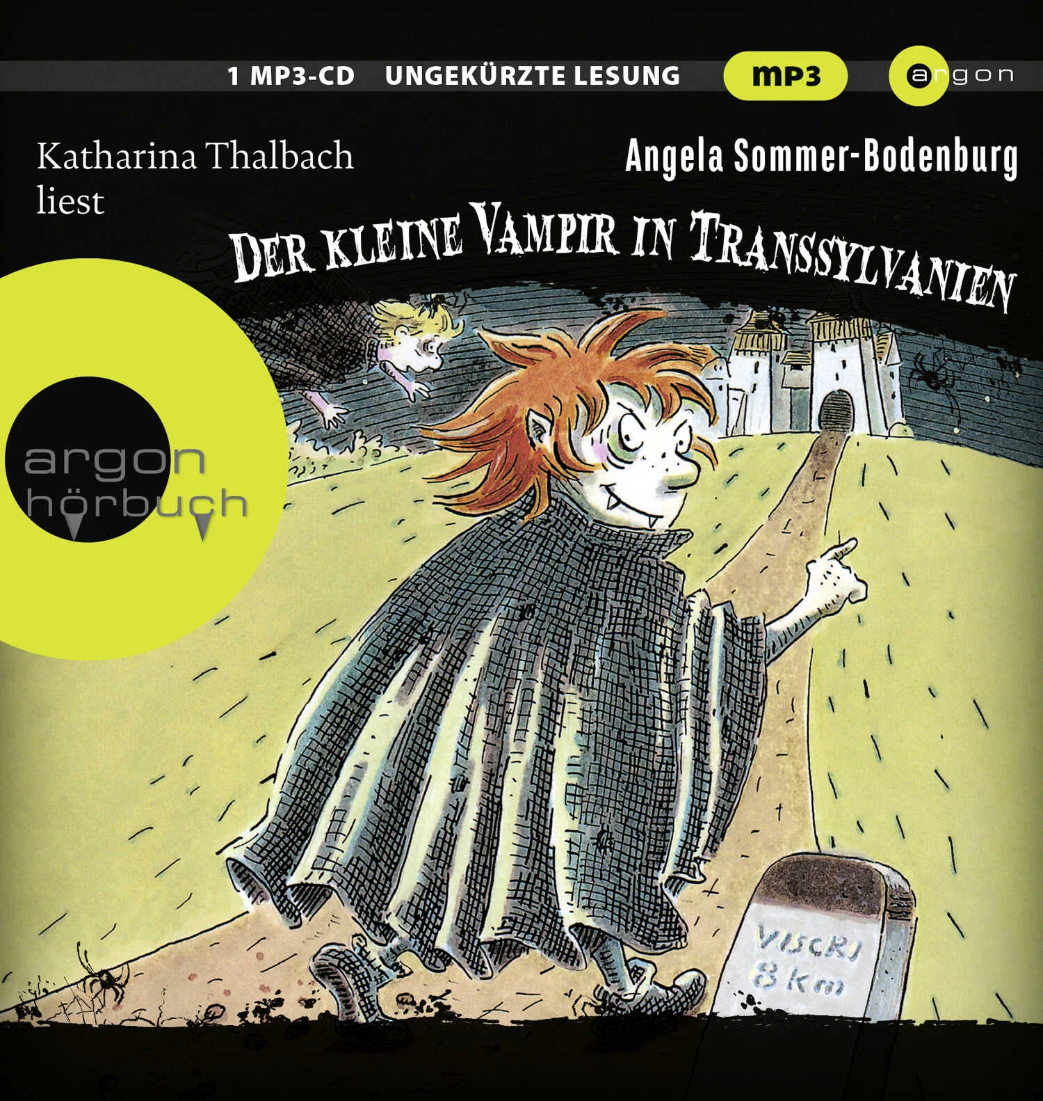Anton ist einsam, denn der kleine Vampir ist mit seiner Familie in die Heimat aller Vampire nach Transsylvanien zurückgekehrt. Aber dann gelingt es Anton, seine Eltern zu einem Sommerurlaub in Rumänien zu überreden. Dort trifft er nicht nur seine Freunde wieder, sondern auch den berühmtesten und gefährlichsten aller Vampire: Graf Dracula persönlich!Für Katharina Thalbach ist es eine Herzensangelegenheit, den Kleinen Vampir zu lesen. Dieses Feuer spürt man in jeder Sekunde. Voller Komik und Temperament lässt sie Rüdiger, Anton und Anna lebendig werden.