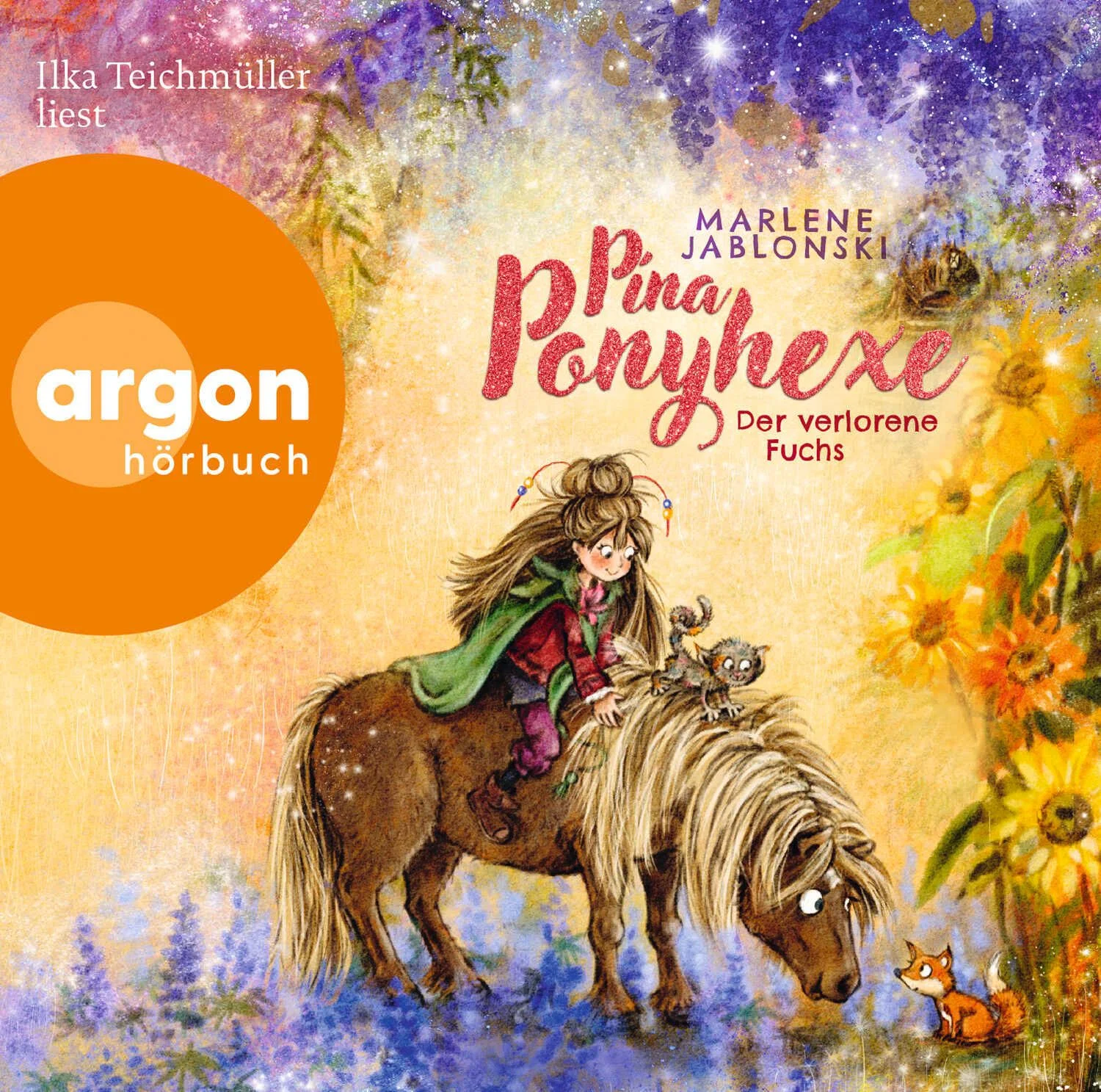 Pina Ponyhexe zaubert Chaos im Hexenwald – ein zauberhaftes Hörbuch über magische Abenteuer, Freundschaft und Versöhnen ab 6 JahrenIhre magische Verbindung verleiht Pina und Josch eine ganz besonders starke Zauberkraft! Als sie den Eigenbrötler Lenas treffen, ist den beiden sofort klar, dass er ihre Hilfe braucht. Denn hinter seiner rauen Schale scheint er etwas zu verbergen. Und tatsächlich: Lenas hat seinen besten Freund Balduin verloren – doch das ist nicht sein einziges Geheimnis. Werden Pina und Josch es lüften und die beiden wieder zusammenbringen?Ein magisches Abenteuer über die Kraft der Freundschaft, die alles überwindet.Pina Ponyhexe vermasselt ihre Zaubersprüche – aber hilft, wenn es drauf ankommt! Band 2 der bezaubernden Hexen-Reihe mit Pony – ein Hörabenteuer für alle Kinder ab 6 Jahren.Gemütliches Waldsetting voller origineller magischer WesenMit gereimten Zaubersprüchen und ganz viel Fantasie erzähltIlka Teichmüller ist eine Meisterin des kindlichen Erzählens. Sie wirft Charme, Humor, Verve und ganz viel Herzblut in den Kessel und zaubert wunderschönsten Hörgenuss für die Kleinen herbei.