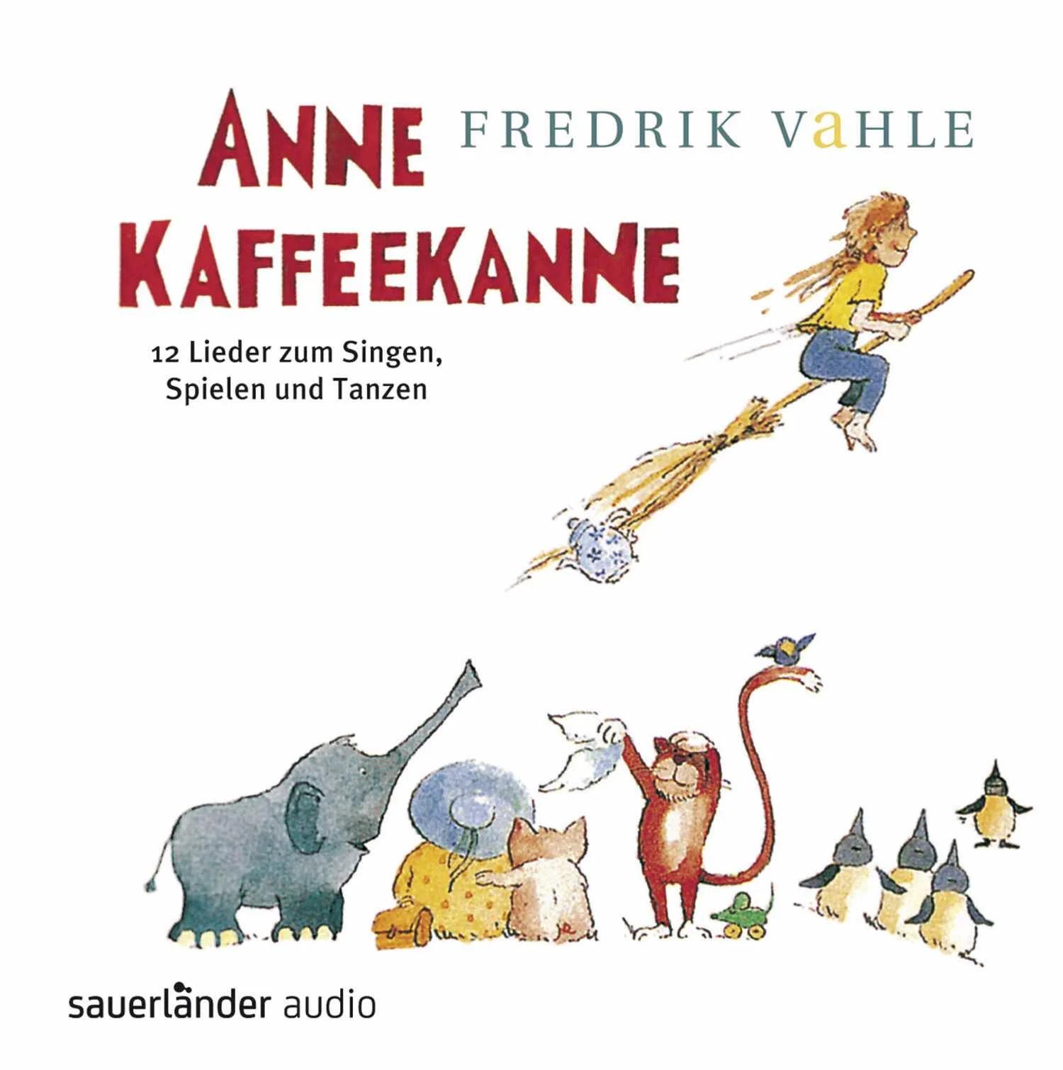 Fredrik Vahle gilt vielen als »Vater des Kinderlieds« Auf dieser CD sind Lieder versammelt, die Ihr auch selber singen, spielen und tanzen könnt. Manche von Euch werden z.B. den Katzentatzentanz schon kennen. Wir haben das Lied verändert, damit möglichst viele Kinder mitspielen können. Jetzt sind ein Dackel, eine Wildsau und ein Gespenst dazugekommen.Hoffentlich machen Euch aber auch all die anderen Lieder soviel Spaß wie uns, als wir sie für die CD gesungen haben.Die Kinderlieder:Lied vom WeckenVom LaufenlernenDas KatzentatzentanzspielZehn kleine FledermäuseSchlaflied für AnnePinguin-LiedAnne KaffeekanneHiggelty, Piggelty, Pop und PuLeni TanzbeinWem gibt der Elefant die Hand?Kawuras - der KrebsLioliola-Lied