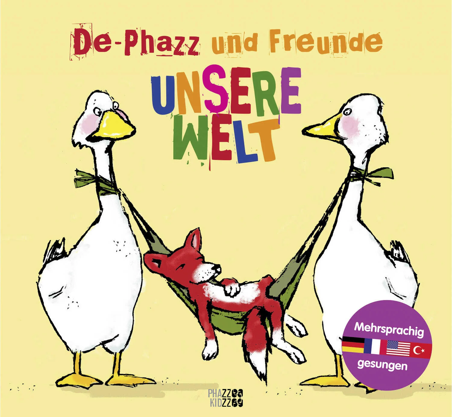 Wenn die bekannte Band De-Phazz sich der Kindermusik widmet, dann kommt wie zu erwarten etwas Besonderes dabei heraus: Eine Mischung aus poppigen, tollen Kinderliedern in drei verschiedenen Sprachen mit heiteren Geschichten, die Lust auf mehr machen. Eine CD voller guter Laune und Abwechslung, die für alle etwas bereit hält.