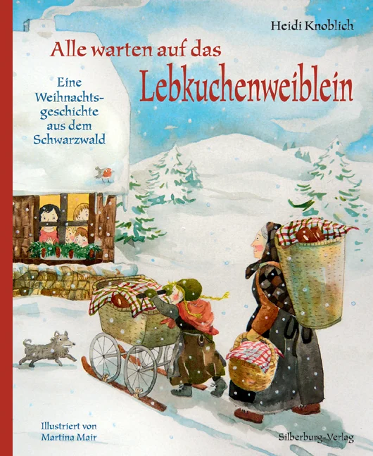 Ida ist aufgeregt. Zum ersten Mal darf sie ihre Großmutter über die Berge in die Stadt hinter dem großen Wald begleiten. Idas Großmutter ist das Lebkuchenweiblein. Sie bringt Todtmooser Lebkuchen zum Weihnachtsfest. Doch Sturm und Schnee haben die beiden aufgehalten. Beim Bäcker bepacken sie ihre Körbe und ziehen los. Sie ahnen nicht, was sie unterwegs Aufregendes erleben werden. Hinter dem großen Wald in der Stadt fragt sich Jakob, ob das Lebkuchenweiblein sie alle vergessen hat. Wenn es nicht kommt, hat die Mutter gesagt, kann es nicht Weihnachten werden. Da macht sich Jakob heimlich auf die Suche. Er muss Weihnachten retten.