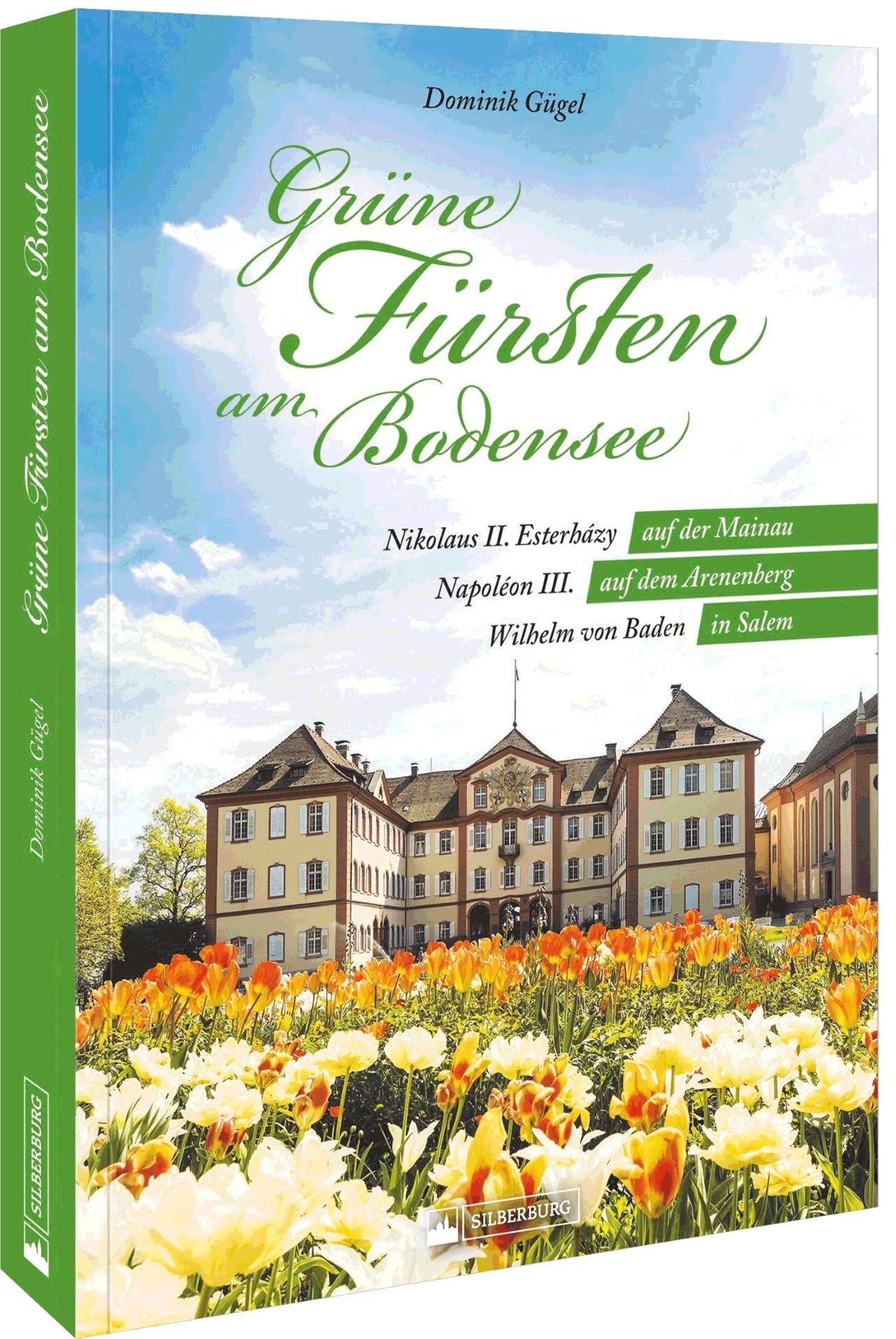 Drei Herrscher und ihre einzigartigen Gartenlandschaften am Bodensee, liebevoll und kenntnisreich präsentiert in Bild und Text vom renommierten Autor Dominik Gügel: Nikolaus II. Esterházy auf der Mainau – Napoléon III. auf dem Arenenberg – Wilhelm von Baden in Salem.