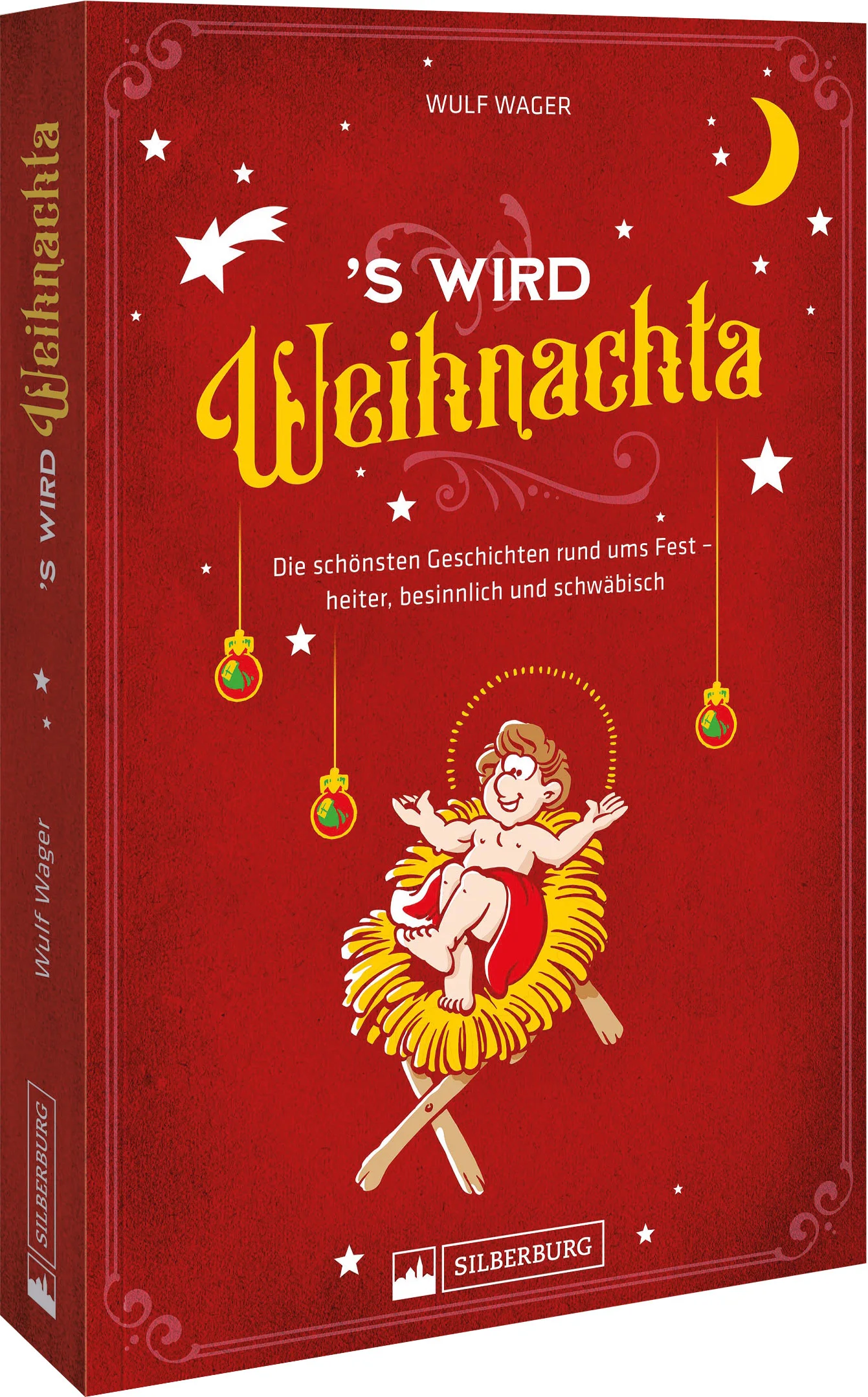 Schwäbische Weihnacht: Lustige Weihnachtsgeschichten für ErwachseneWulf Wager präsentiert auf Hochdeutsch und auf Schwäbisch wunderbare und humorvolle Geschichten rund um das schönste Fest des Jahres. Weihnachten, die schönste Zeit des Jahres, strahlende Kinderaugen, glückliche Tage in der Familie, das alles wird noch schöner, wenn es in gepflegtem Schwäbisch erzählt wird. Und wer Wulf Wager kennt, den schwäbischen Erfolgsautor und Entertainer, der weiß, dass es dabei nicht nur besinnlich zugeht: In seinen Geschichten rund ums Fest gibt es auch richtig viel zu schmunzeln! Das perfekte Geschenk für alle Schwaben Humorvolle und besinnliche Weihnachtsgeschichten, original schwäbisch Vom urschwäbischen Erfolgsautor und Entertainer Wulf Wager