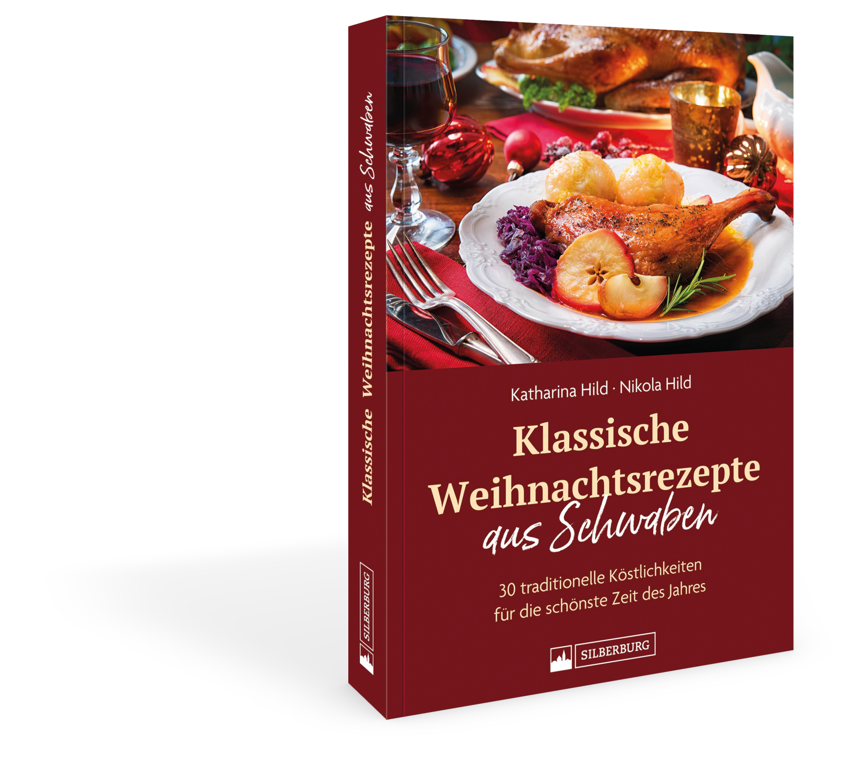 Schwäbisch kochen zu Weihnachten Die besten traditionellen Rezepte aus Schwaben fürs Weihnachtsfest, ergänzt mit vegetarischen VariantenRund 35 Rezeptideen für schwäbische Spezialitäten zu Weihnachten zum einfachen Nachkochen, Vorspeisen, Hauptgerichte, Beilagen, Desserts und Weihnachtsgebäck. Die Rezepte lassen sich zu festlichen Menüs kombinieren, bei denen keine Wünsche offen bleiben. Darunter finden sich der klassische Gänsebraten ebenso wie Rotkohl mit Äpfeln sowie festliche vegetarische Gerichte und Weihnachtsgebäck wie Springerle oder Bärentatzen. Die beste Anleitung für ein gelungenes Weihnachtsfest! Schwäbisches Weihnachtsmenü: Klassische schwäbische Rezepte fürs Festessen Inklusive festlichen vegetarischen und veganen Rezeptideen für ein Weihnachtsessen, das allen schmeckt Ein genussvolles Heimat Kochbuch, das sich auch wunderbar als Geschenk für Freunde, Familie und alle, die schwäbische Gerichte lieben