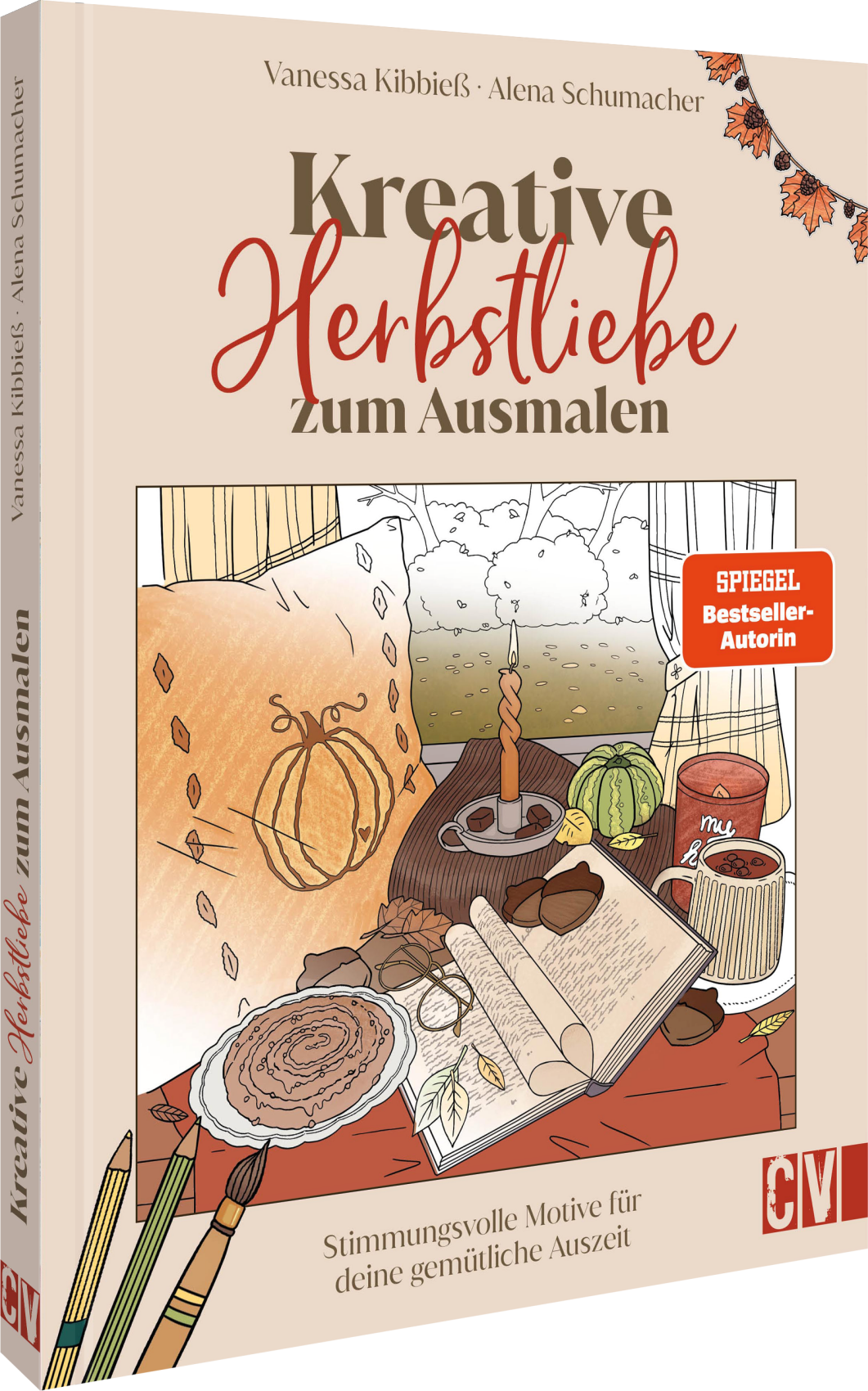 Herbstzauber in Farben! Dieses wunderschöne Ausmalbuch von Alena Schumacher bringt die Magie der Jahreszeit aufs Papier. Inspiriert vom Spiegel-Bestseller „Kreative Herbstliebe“ und den Fotos von Autorin Vanessa Kibbies, laden filigrane Motive zum Entspannen ein. Ob goldenes Laub, mystische Wälder oder gemütliche Herbstszenen – hier entstehen ganz persönliche Kunstwerke. Perfekt für eine kreative Auszeit an kühlen Tagen!