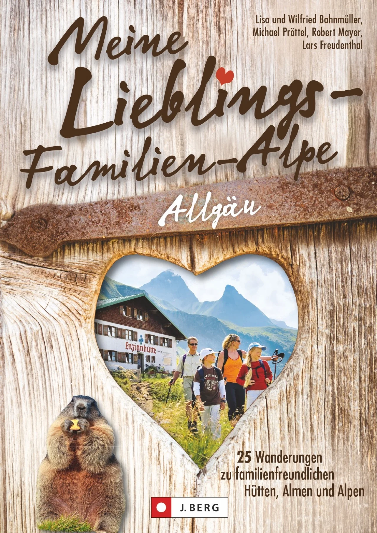 Mit Kindern am Berg ist ja oft der Weg das Ziel. Steine sammeln, Spuren lesen, Kühe zählen – Hauptsache es geht irgendwie vor- bzw. gipfelwärts. Wenn am Ziel jedoch eine Lieblings-Familien-Alpe lockt, könnte das die Tour erheblich beschleunigen. 25 leichte Wanderwege im Allgäu und die passende familienfreundliche Einkehr dazu versammelt dieser Wanderführer, alle von erfahrenen Bergautoren – und ihren Kindern – erprobt und für gut befunden.