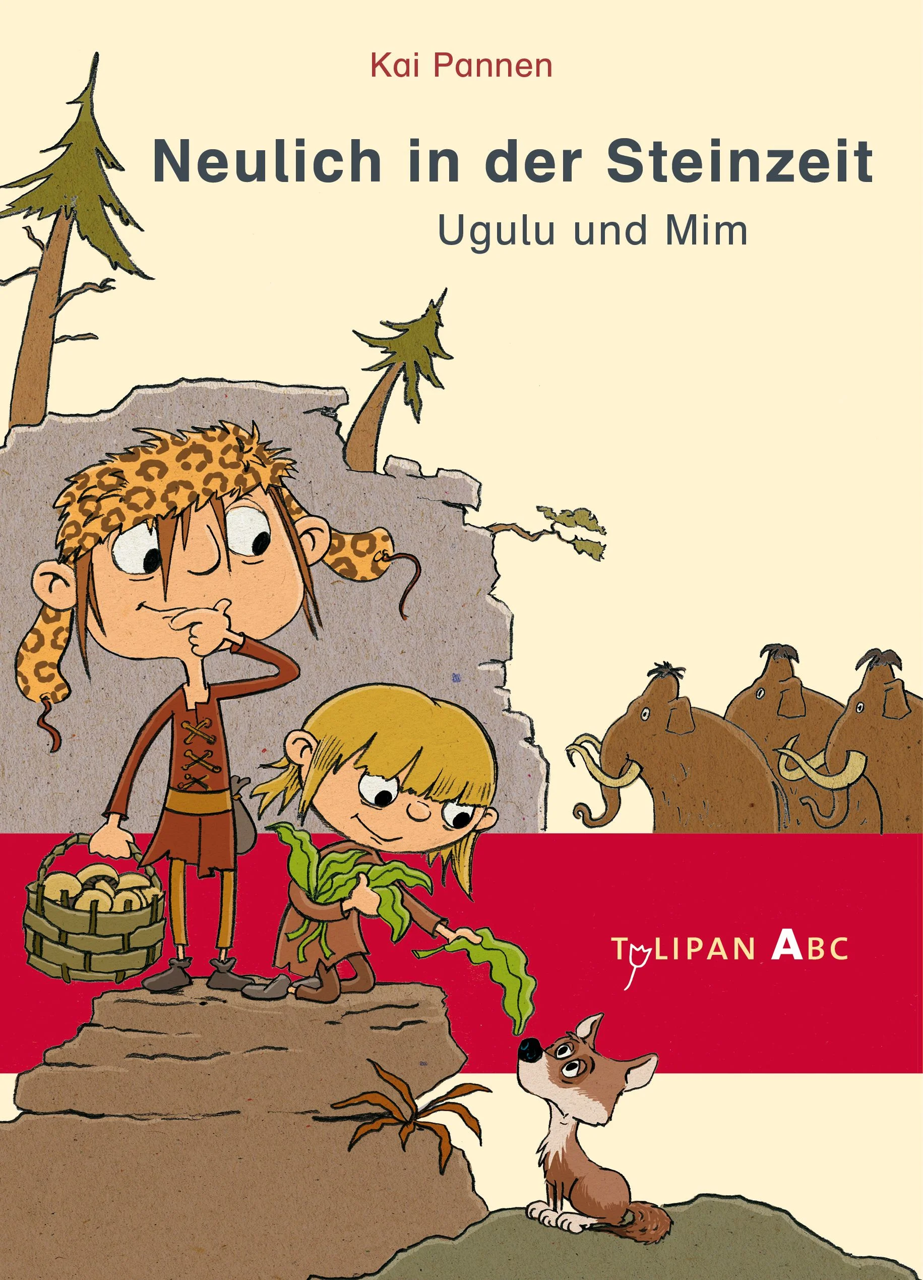 Der Steinzeit-Junge Ugulu langweilt sich: Dauernd muss er mit seiner Schwester Mim Pilze für den Wintervorrat sammeln, weil er der Schmächtigste in der Familie ist. Dabei würde er doch viel lieber jagen und ein Mammut fangen! Gesagt, getan! Die Jagt beginnt! Doch in die gebaute Falle tappt leider kein Urzeit-Elefant, sondern Rondur, der Anführer der Sippe. Dafür begegnen Ugulu und Mim einem kleinen Wolf als Weggefährten, der sich als wahrer Glücksbegriff entpuppt. • Auftakt zu einer neuen Tulipan ABC-Reihe von Bestseller-Autor Kai Pannen • Mit Wissenswertem zum Thema Steinzeit • 'Steinzeit' als spannendes Thema für alle KinderAusstattung: durchgehend farbig illustriert