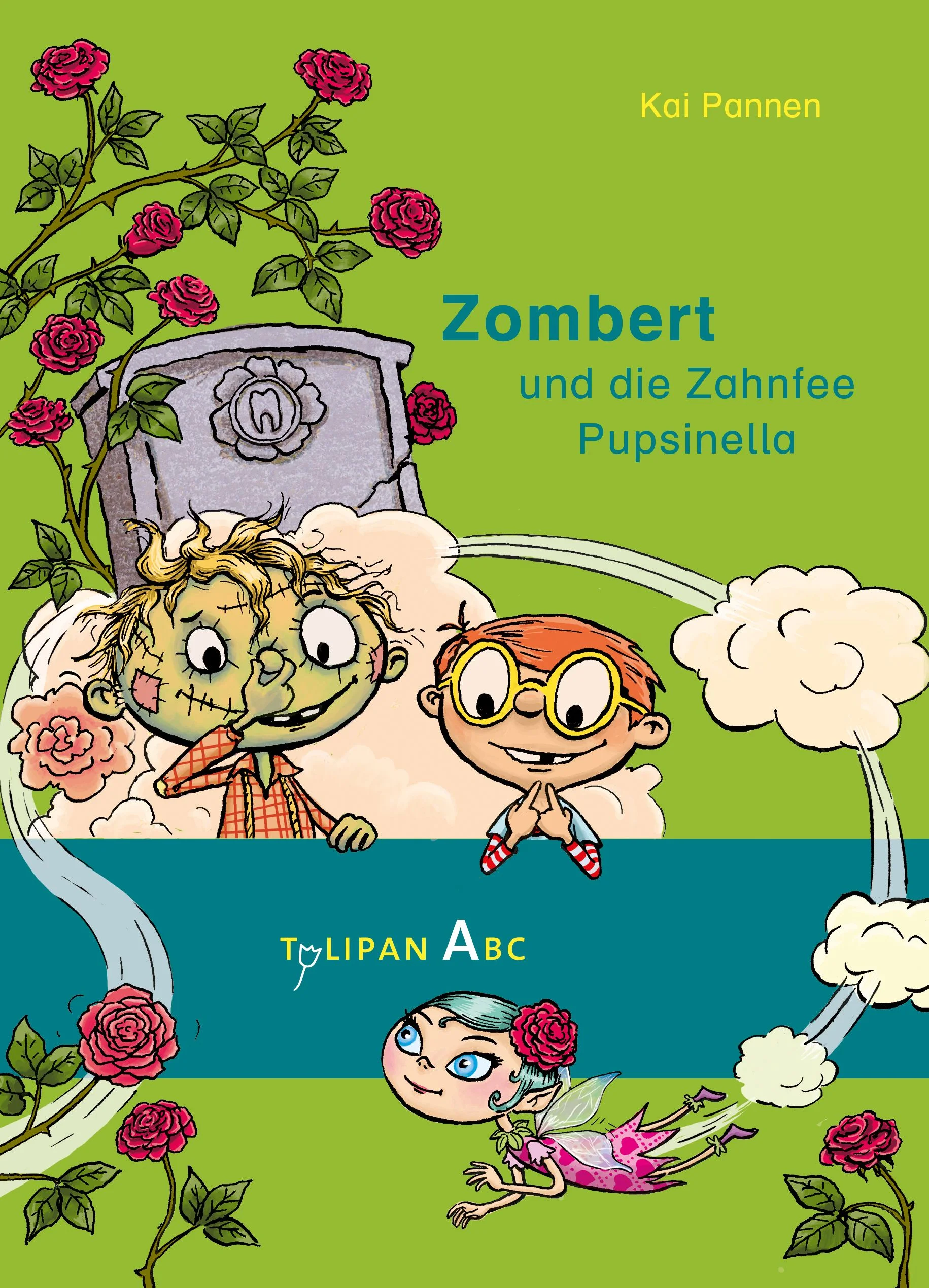 Konrads Zahn wackelt! Gut, dass sein bester Freund Zombert Abhilfe weiß: Mit seiner Erfindung ist Konrad schwuppdiwupp seinen Wackelzahn los. Klar, dass jetzt die Zahnfee nicht lange auf sich warten lässt. Pupsinella – die ihrem Namen alle Ehre macht - braucht nur noch einen Milchzahn, dann hat sie die 144 voll und darf wieder Rosenfee sein. Doch was ist das? Der Beutel mit den Zähnen ist viel zu schwer und sie kann nicht abheben. Zum Glück haben Zombert und Konrad eine Idee.Ausstattung: Durchgehend farbige Abbildungen