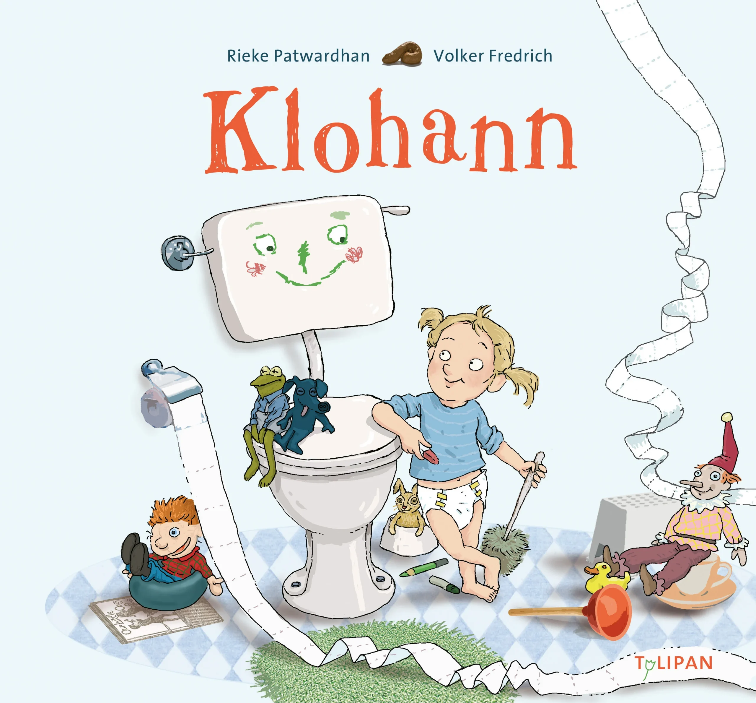 Das ist Klohann – das Klo. Klohann und Fanni haben viel Spaß miteinander – wenn nur Mama und Papa nicht immer dazwischenfunken würden. Sie kommen an mit Töpfchen und Klositzen, das macht doch keinen Spaß! Zum Glück hat Fanni immer eine gute Idee. Und ganz zum Schluss, die Beste von allen. Ein Buch über das Auf’s-Klo-gehen-lernen, bei dem der Spaß auch mal auf Kosten der Eltern geht!Ausstattung: Durchgehend farbig illustriert