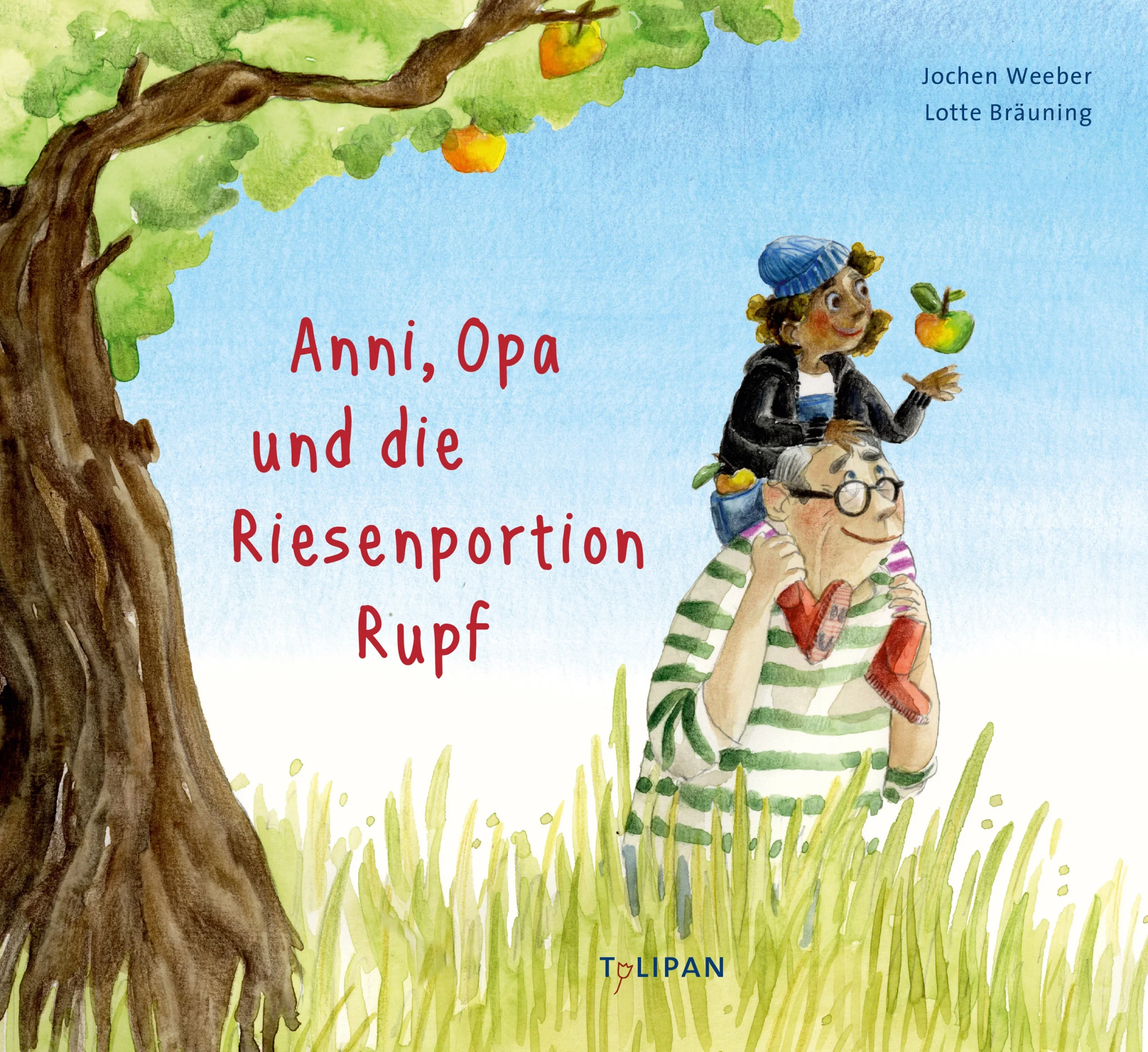 Ein bunt getupftes Schrömpel-di-Dömpel! Mit einer Riesenportion Rupf! So stellt sich Anni das Geschenk vor, das sie nachträglich von ihrem Opa zum Geburtstag bekommen soll. Denn warum sonst hat ihr Opa es nicht einfach mitgebracht? Stattdessen müssen Anni und Opa sich auf den Weg machen: am Maisfeld vorbei, am kleinen Bach entlang, den Hügel hinauf und wieder hinunter. Als Anni dann schließlich vor ihrem Geschenk steht, weiß sie genau: Das ist das Beste, was sie jemals bekommen hat! Eine herzerwärmende Opa-Enkelin-Geschichte, die zeigt, dass manche Geschenke die Zeit überdauern!Ausstattung: durchgehend farbige Abbildungen