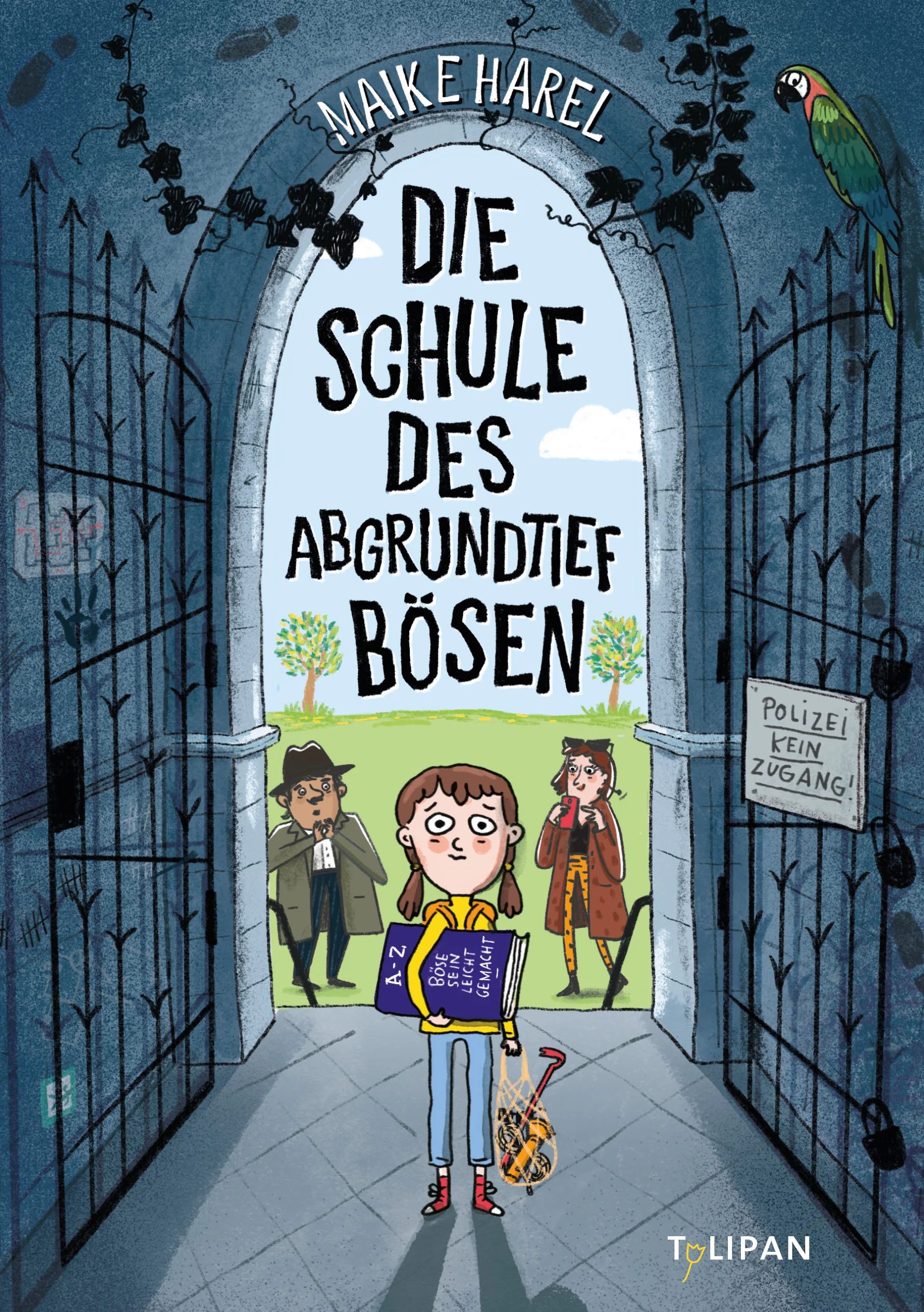 Evaline Düsterbach ist freundlich, höflich und kann keiner Fliege was zuleide tun. Das alles wäre ja nicht so schlimm, wenn nicht alle anderen Familienmitglieder waschechte Autodiebe wären. Da bleibt nur eins: Evaline soll auf der Schule des abgrundtief Bösen das Zeug zu einer gewieften Verbrecherin erlernen. Doch statt beim Einbruchsklettern oder Fluchtplanschmieden zu glänzen, kommt Evaline einem Geheimnis auf die Spur, dessen Enthüllung den Ruf der Schule ein für alle Mal ruinieren könnte.