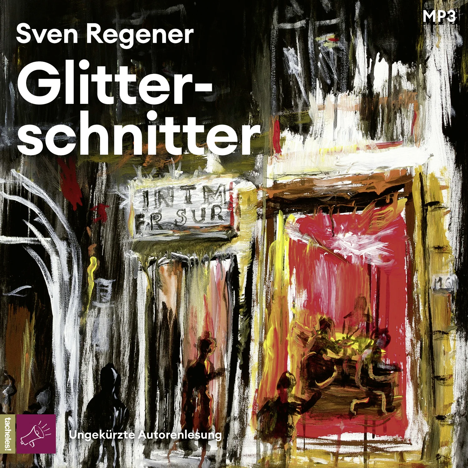 Willkommen in der Welt von Glitterschnitter: Ein großer, wilder Roman über Liebe, Freundschaft, Verrat, Kunst und Wahn in einer seltsamen Stadt in einer seltsamen Zeit.Die Lage ist prekär: Charlie, Ferdi und Raimund wollen mit Glitterschnitter den Weg zum Ruhm beschreiten, aber es braucht mehr als eine Bohrmaschine, ein Schlagzeug und einen Synthie, um auf die Wall City Noise zu kommen. Wiemer will, dass H. R. ein Bild malt, aber der will lieber eine Ikea-Musterwohnung in seinem Zimmer aufbauen. Frank und Chrissie wollen die alte Trinkerstube Café Einfall zur kuchenbefeuerten Milchkaffeehölle umgestalten, aber Erwin will lieber einen temporären Schwangerentreff etablieren. Chrissie will, dass Kerstin endlich zurück nach Stuttgart geht, aber die muss erst noch Chrissies neuen Schrank an der Wand befestigen. Die Frage, ob Klaus zwei verschiedene Platzwunden oder zweimal dieselbe Platzwunde zugefügt wurde, ist noch nicht abschließend geklärt, aber bei den Berufsösterreichern der ArschArt-Galerie werden bereits schöne Traditionen aus der Zeit der 1. Ottakringer Shakespeare-Kampfsportgesellschaft wiederbelebt.