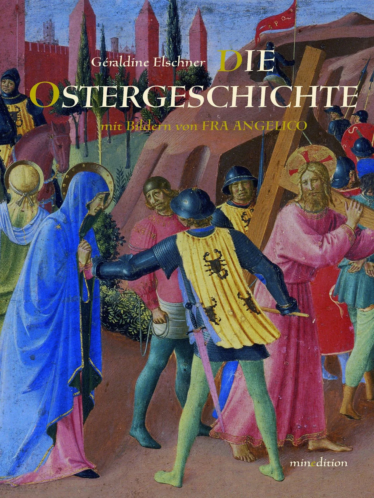 In moderner, poetischer Sprache erzählt die Autorin auf der Grundlage der Evangelien die Geschichte Jesu von der Ankunft in Jerusalem bis zur Himmelfahrt neu. Eine Geschichte von Treue und Verrat, Tod und Wiederauferstehung, Trauer und Hoffnung. Ihre Dramatik findet sich in den Bildern des italienischen Renaissancemalers Fra Angelico wieder, die die Geschichte begleiten, aber über die Vorlage hinaus gehen.