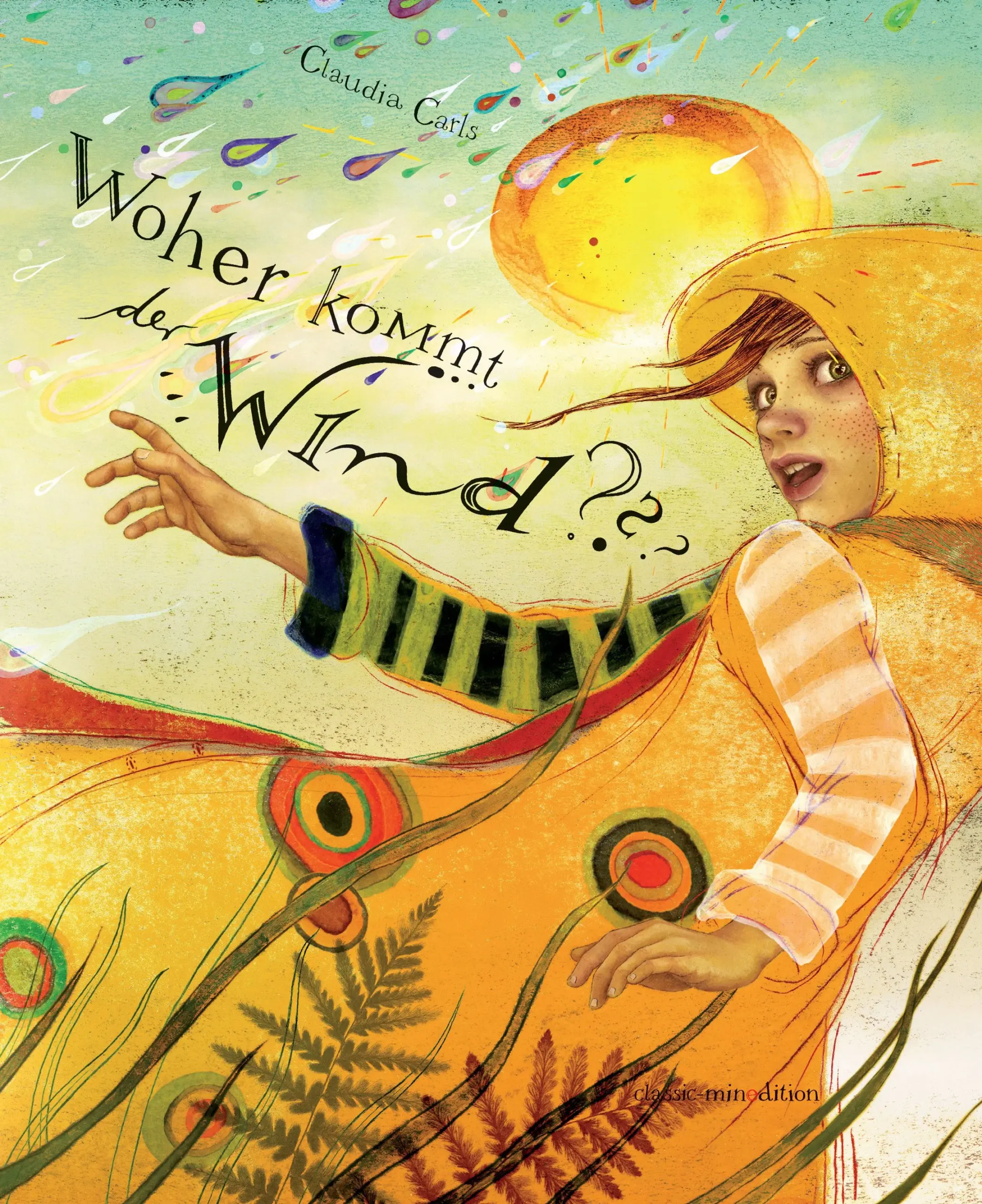 In ihren Träumen fragt die kleine Theresa den fliegenden Frosch, woher wohl der Wind kommen mag und stößt dabei auf fantastische Antworten und Möglichkeiten. Claudia Carls atmosphärisch dichte surrealistische Illustrationen saugen den Betrachter förmlich in die Geschichte hinein und laden dazu ein, Theresa auf ihrer faszinierenden Traumreise zu folgen. Ein Klassiker!