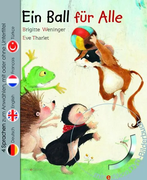 Fünf Tierfreunde spielen friedlich auf der Wiese Ball bis sie von einem Störenfried unterbrochen werden. Durch Vertrauen; Freundschaft und Gemeinschaft gelingt es Ihnen, den Außenseiter zu integrieren.