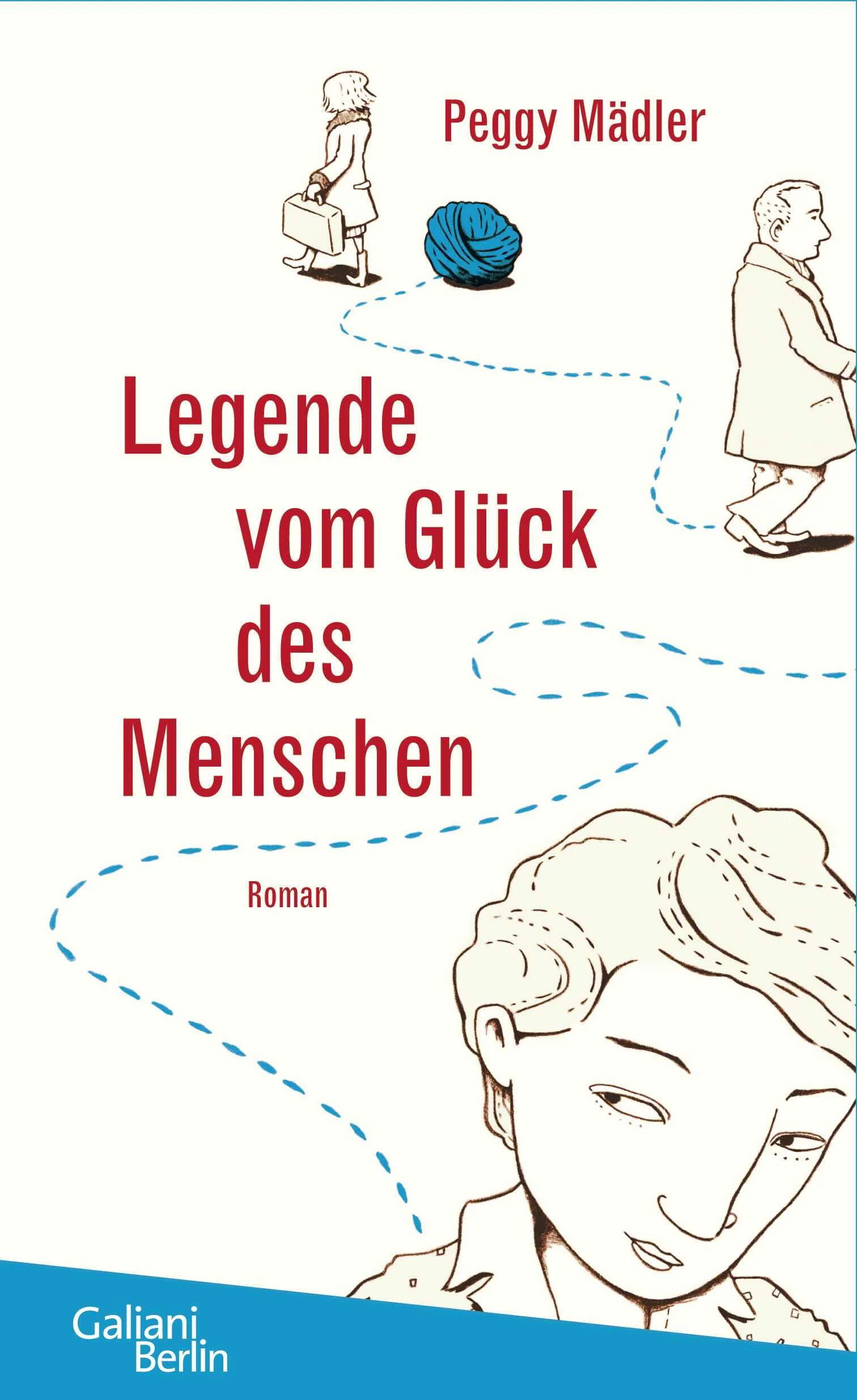 Woraus aber besteht das Glück? Ziemlich viel, scheint es, hat sich Peggy Mädler mit ihrem Debütroman vorgenommen – denn in ihrem von Geschichten prallen Buch geht es darum, wie Glück entsteht, wie Gesellschaft funktioniert und wie private Erinnerung und die große Geschichte zueinander stehen. Die bescheidene, gewitzte und elegante Art, mit der sie die Anmaßung der Fragestellungen erzählerisch unterläuft, macht ihren Erstling zu einem Kabinettstück der deutschen Literatur. Knapp fünfzehn Jahre nach der Wende findet die junge Erzählerin im Nachlass der Großeltern ein Buch, das ihr Großvater zu einem Betriebsjubiläum geschenkt bekommen hat. Ein Fotoband von 1968, der »Vom Glück des Menschen« heißt, komponiert und betextet von Rita Maahs und Karl Eduard von Schnitzler. Die Anmaßung eines politisch verordneten Glücks irritiert die Enkelin. Wie kann ein Staat auf die Idee kommen, seinen Bürgern vorzuschreiben, wie sie glücklich werden? Anhand weiterer Fundstücke aus dem Nachlass beginnt sie zu rekonstruieren, wie sich ihre Großeltern kurz vor dem Zweiten Weltkrieg kennenlernten, heirateten und sich nach dessen Ende fast wie Fremde wieder gegenüberstanden, wie ihr Vater und ihre Mutter sich in der DDR kennenlernten und durchschlugen und wie sie, die Erzählerin selbst, und ihr älterer Bruder die Wende und die Zeit danach erlebten. Dabei überschreibt Peggy Mädler je ein Kapitel aus dem Propagandaband mit »Legenden« aus der Familiengeschichte ihrer Erzählerin. So entstehen die »Legende vom Glück der Arbeit«, die »Legende vom Glück des Miteinanders« usw., und plötzlich wird klar: Ob und wie Menschen das Glück finden, hat oft weniger mit den großen Rahmenbedingungen zu tun, als mit privaten Begegnungen, kleinen Gesten und unspektakulären Zufällen. Und: Die besten Geschichten schreibt nicht die Geschichte, sondern das Leben selbst.Peggy Mädler ist dabei ein enorm warmherziger, reicher und sprachlich immens variabler Romanerstling gelungen.Ein Buch, das irgendwie glücklich macht.