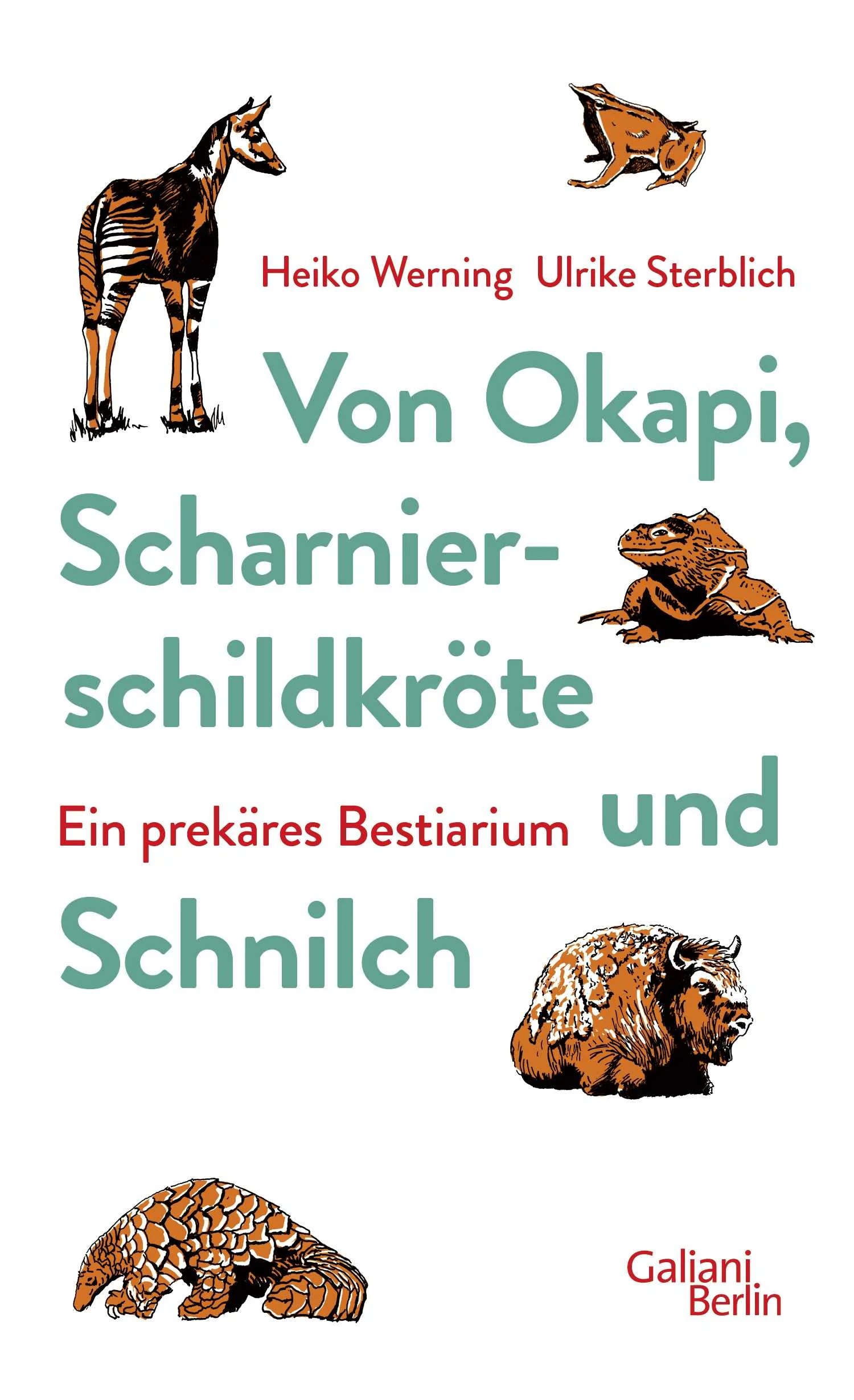 Die Welt ist voller sonderbarer und fantastischer Kreaturen – noch ... Was man jetzt gegen das Artensterben tun muss!Zhous Scharnierschildkröte hat das Social Distancing erfunden: Wann immer ihr etwas nicht behagt, geht sie in den Mini-Lockdown und kappt die Verbindungen zur Außenwelt. Der Tasmanische Beutelteufel ist der Wutbürger unter den Tieren, der stinkend, schreiend und mit roten Ohren durch die Gegend springt. Die Partula-Schnecke, benannt nach dem Trio der römischen Schicksalsgöttinnen, ist ein echter Albtraum aller Romantiker und von ElitePartner. Der Baumhummer, ein verunstalteter Südsee-Yeti mit schwankendem Gang und Rüstung, kann Klone erzeugen.So seltsam und unterschiedlich wie diese Tiere sind, teilen sie doch eine traurige Gemeinsamkeit: Ihr Überleben steht auf der Kippe!Städtebau, Abholzung von Wäldern oder Wilderei haben die Arten in eine prekäre Lage gebracht. Ein gallisches Dorf von engagierten Tierfreunden und –schützern rund um die Organisation Citizen Conservation sorgt durch ihren Einsatz in Zucht- und Auswilderungsprojekten dafür, dass das endgültige Aussterben verhindert werden kann.Heiko Werning, einer der Initiatoren von Citizen Conservation, und Ulrike Sterblich entwerfen in ihren kenntnisreichen wie unterhaltsamen Tierporträts ein faszinierendes Panoptikum dessen, was die Natur zu bieten hat und zeigen: Der Erhalt der Artenvielfalt ist eine entscheidende Menschheitsaufgabe!